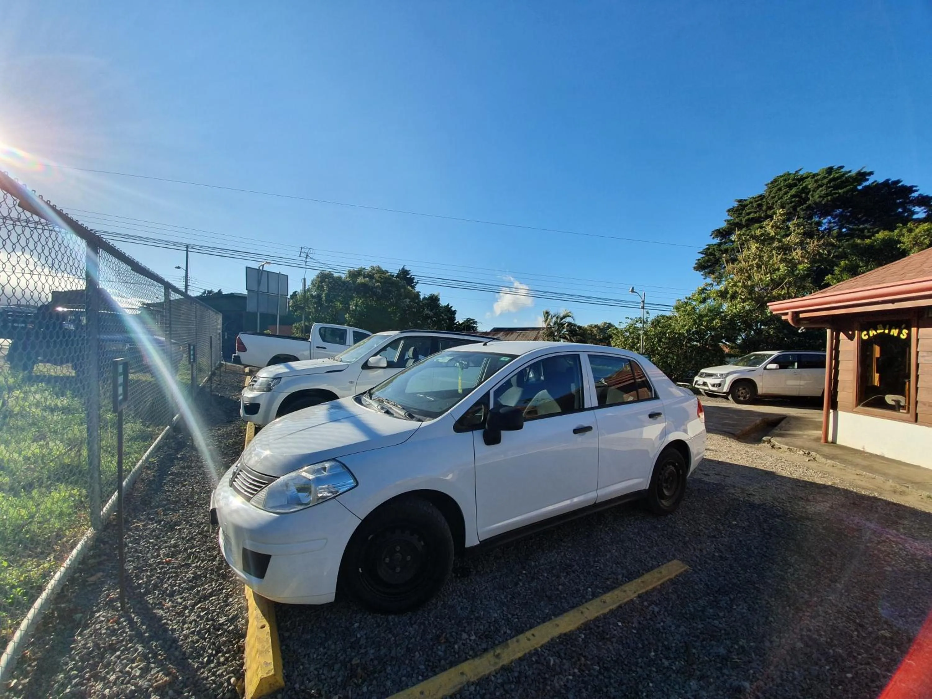 Parking in Camino Verde B&B Monteverde Costa Rica