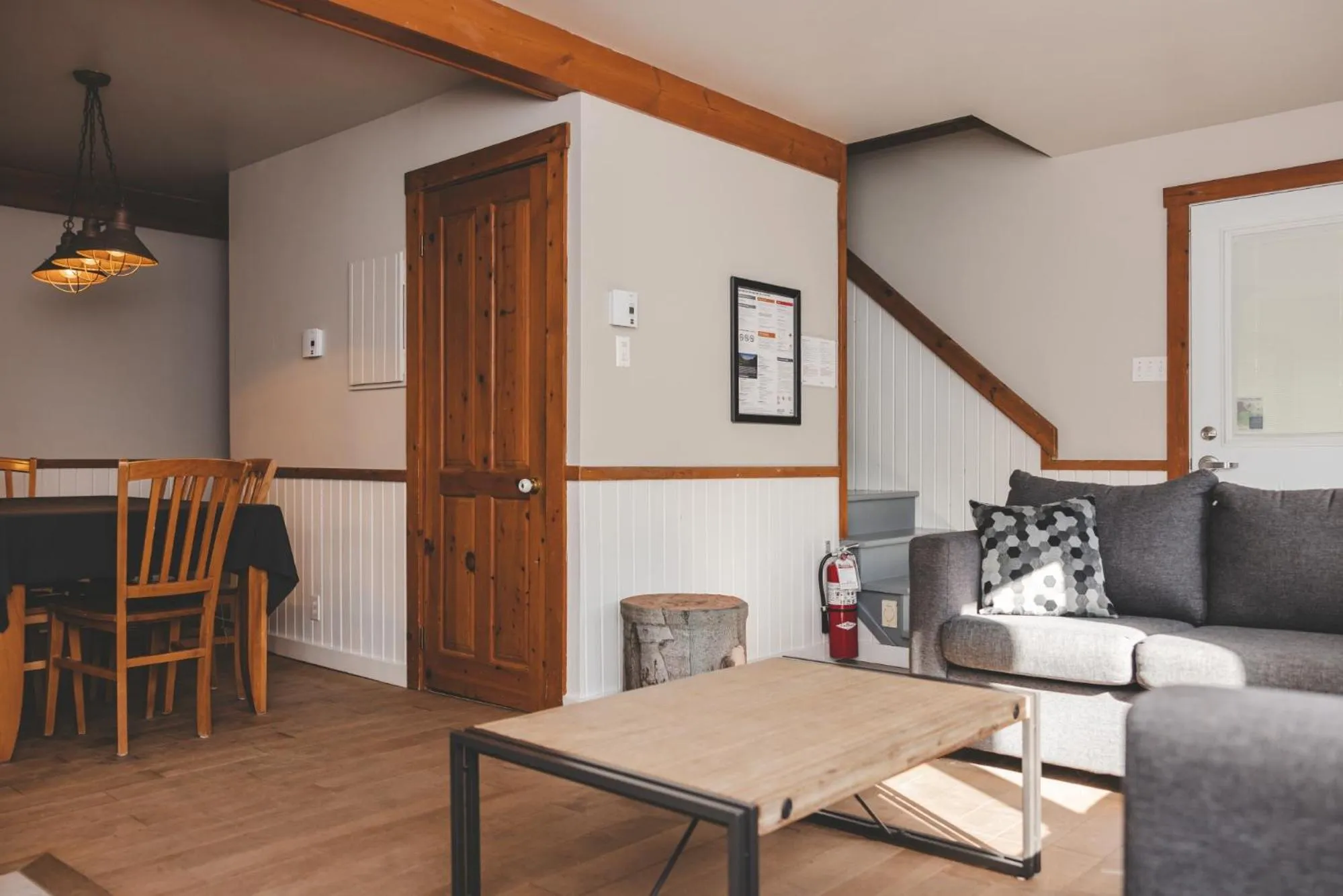 Living room in Gîte du Mont-Albert - Sepaq