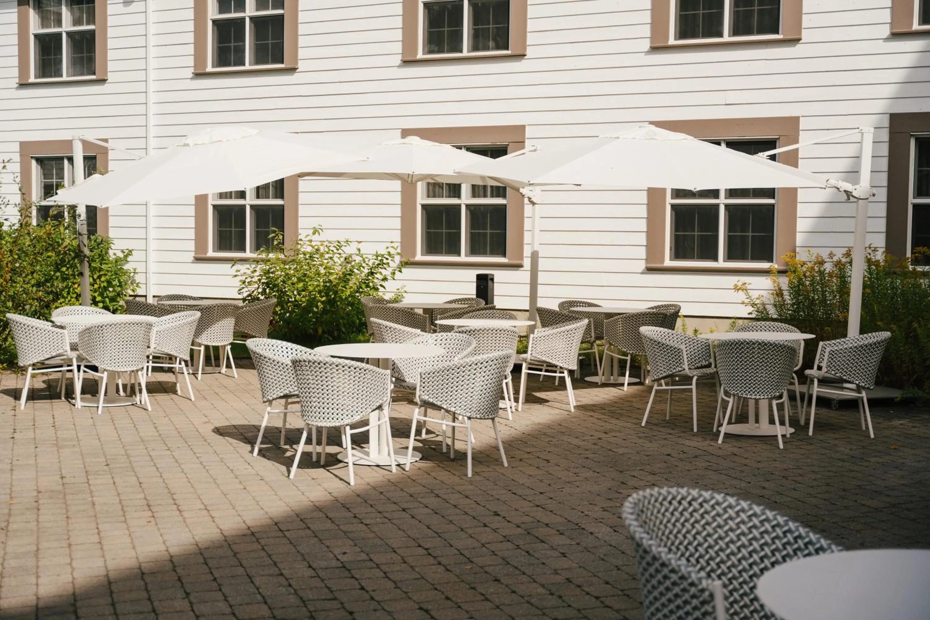Patio in Gîte du Mont-Albert - Sepaq