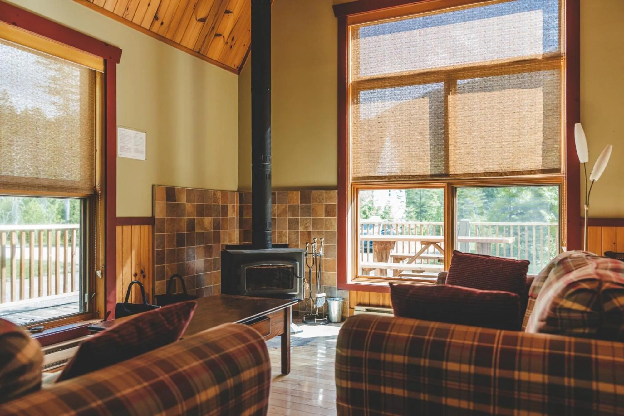 Living room in Gîte du Mont-Albert - Sepaq