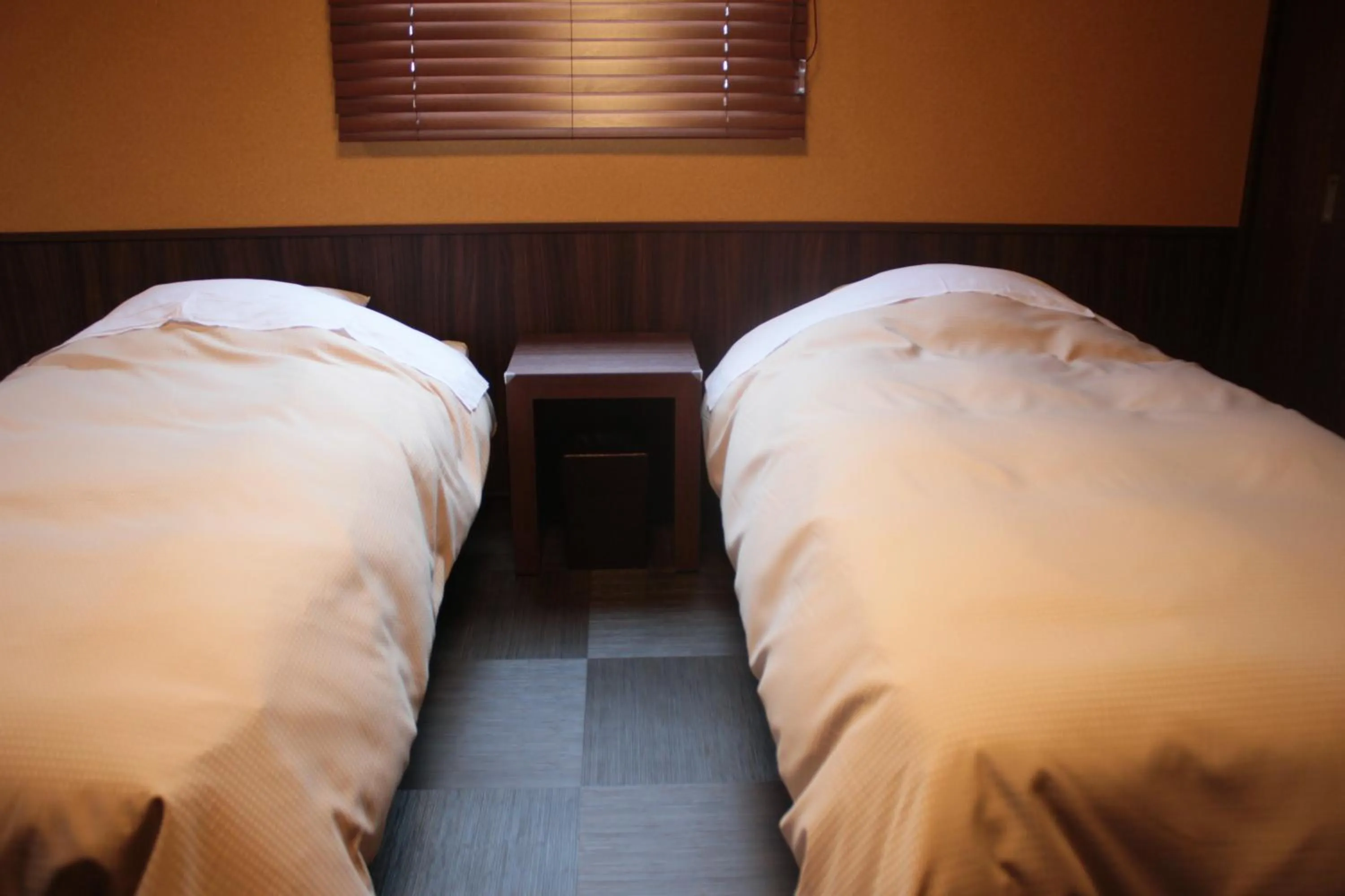 Bed in Tokiwa Ryokan