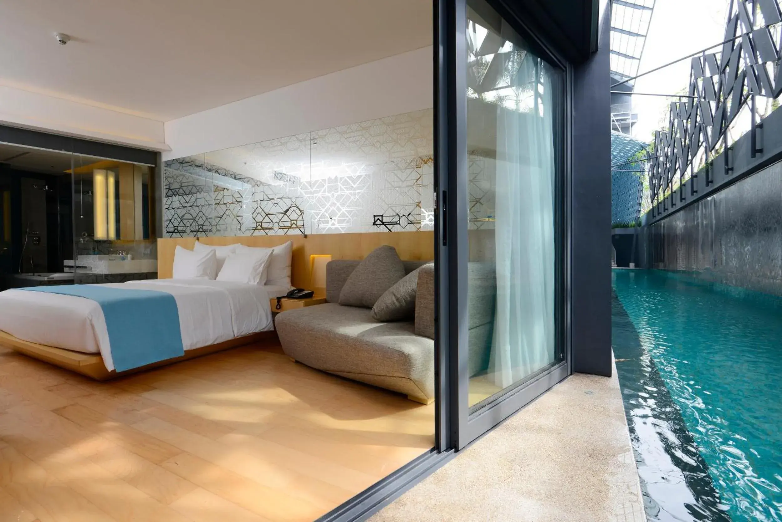 Deluxe Double Room with Pool Access in IZE Seminyak by LifestyleRetreats Deluxe Double Room with Pool Access in IZE Seminyak by LifestyleRetreats