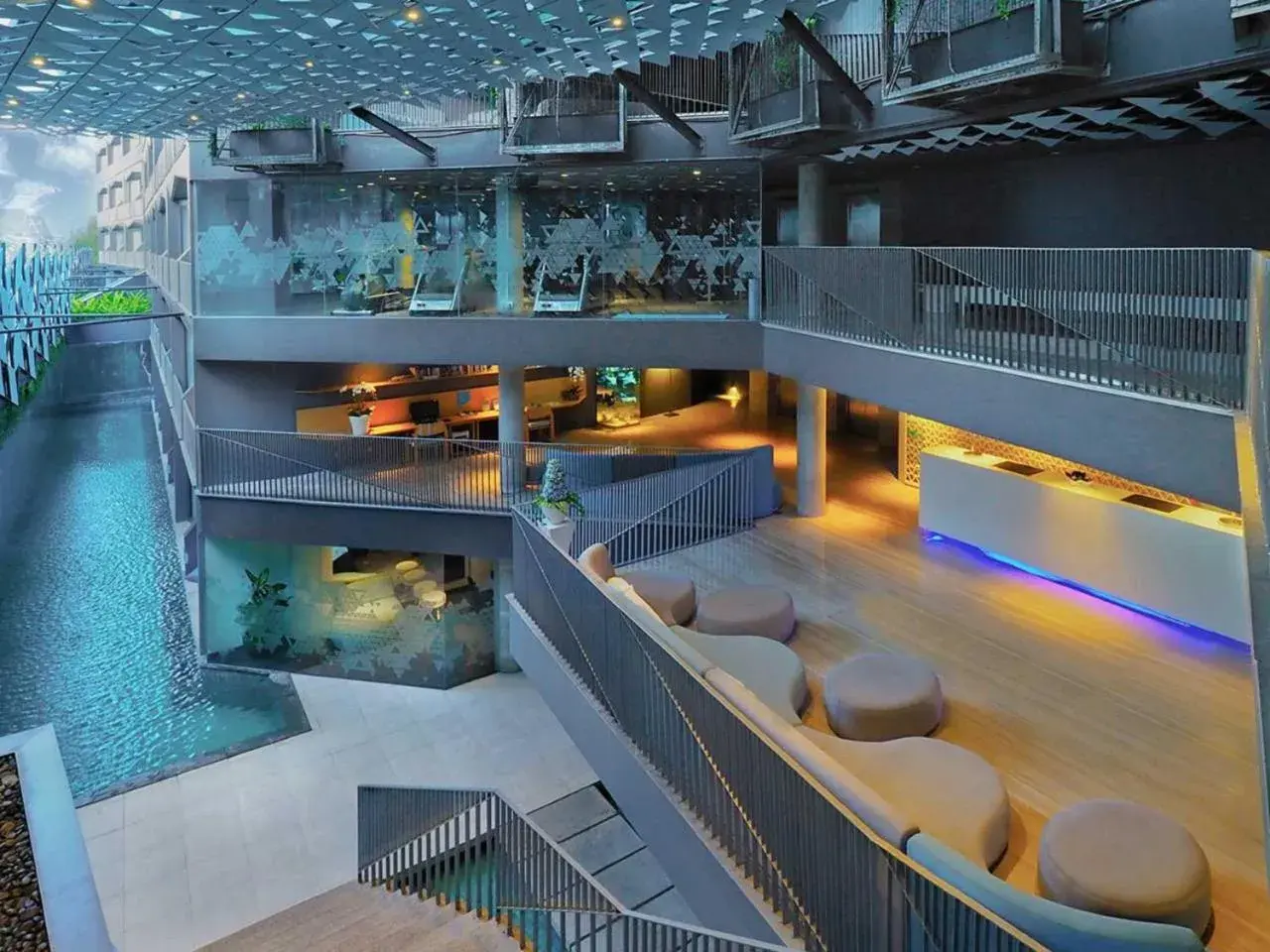 Lobby or reception in IZE Seminyak by LifestyleRetreats Lobby or reception in IZE Seminyak by LifestyleRetreats