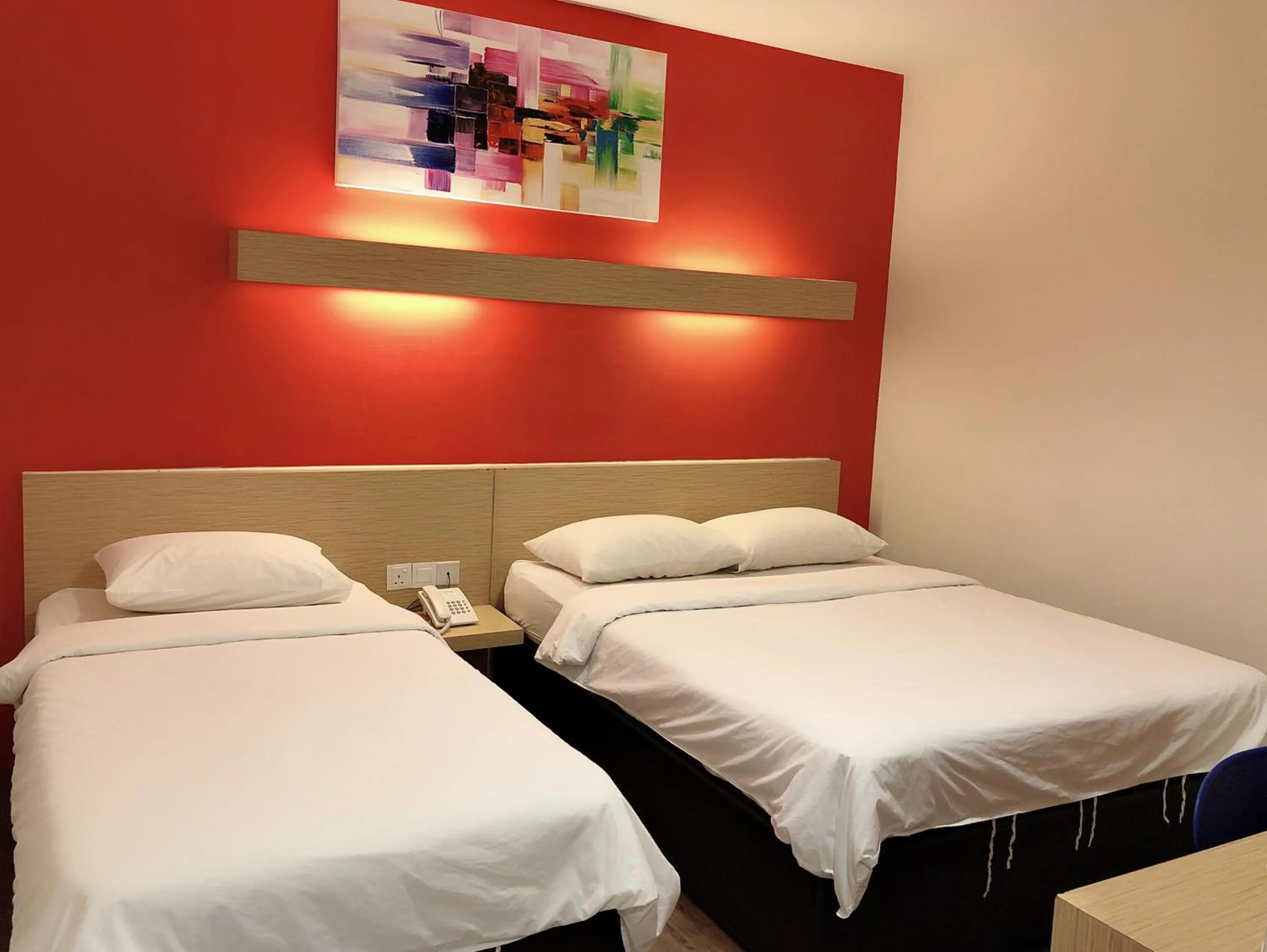 Bed in Tras Mutiara Hotel Bentong