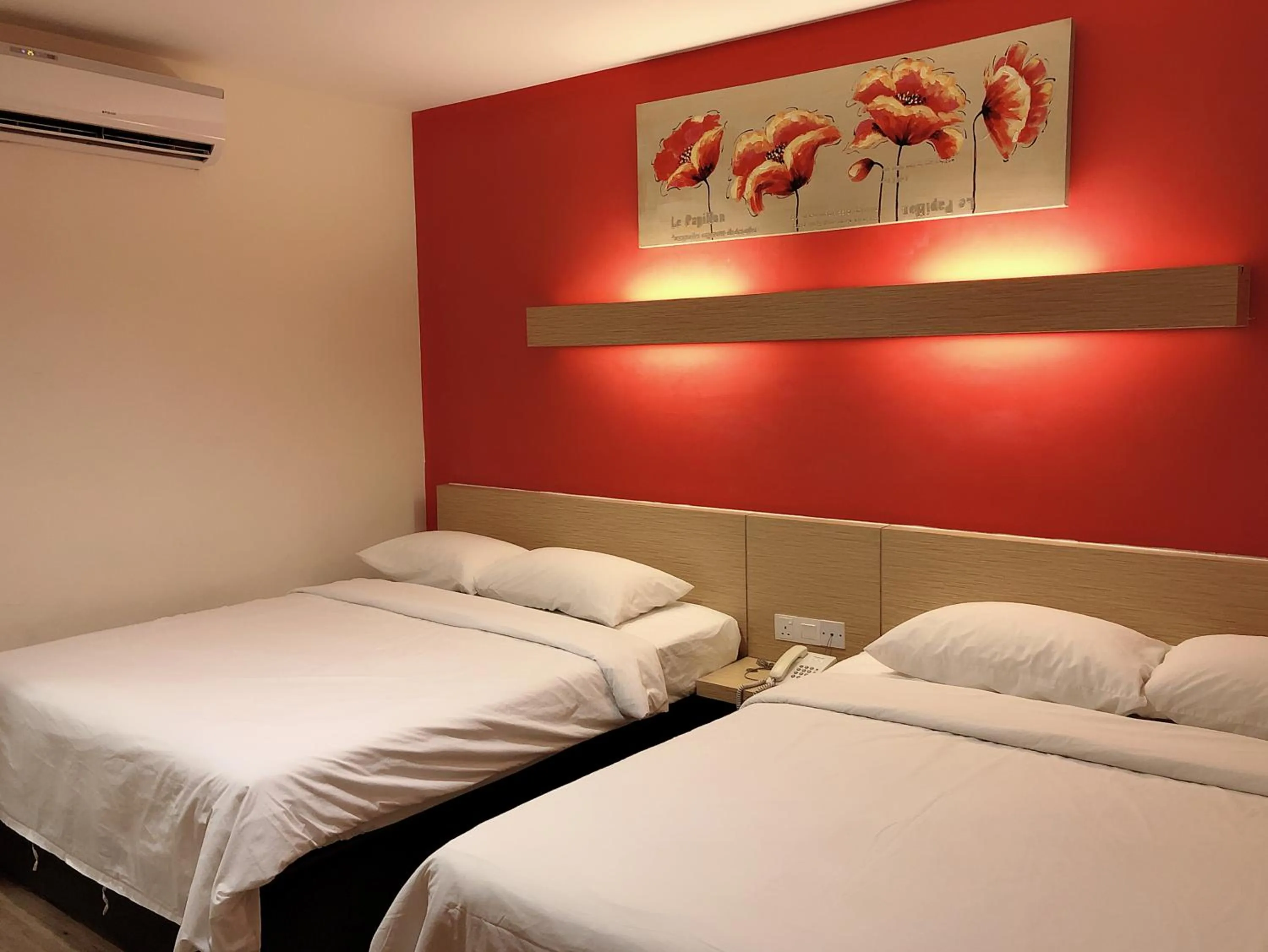 Bed in Tras Mutiara Hotel Bentong