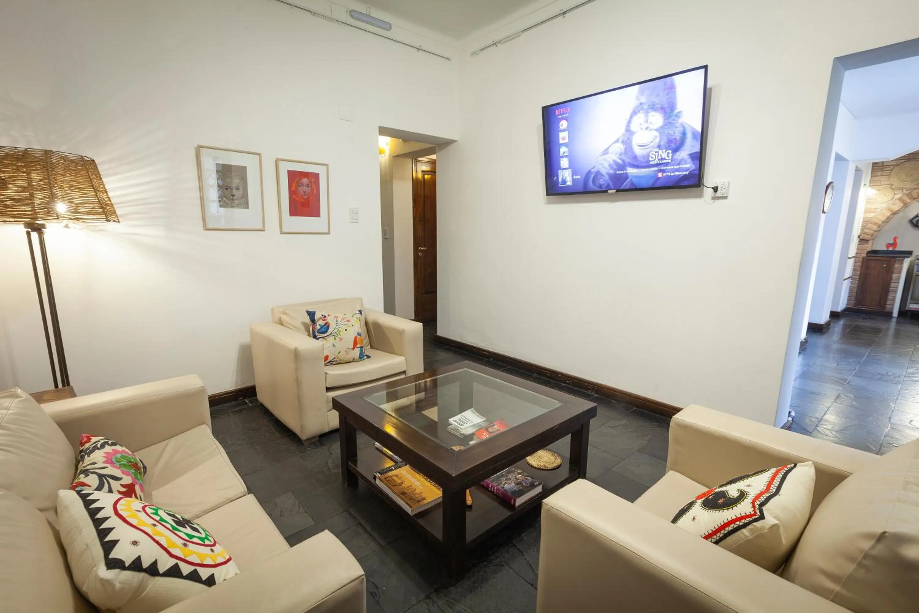 Communal lounge/ TV room in Posada de Rosas