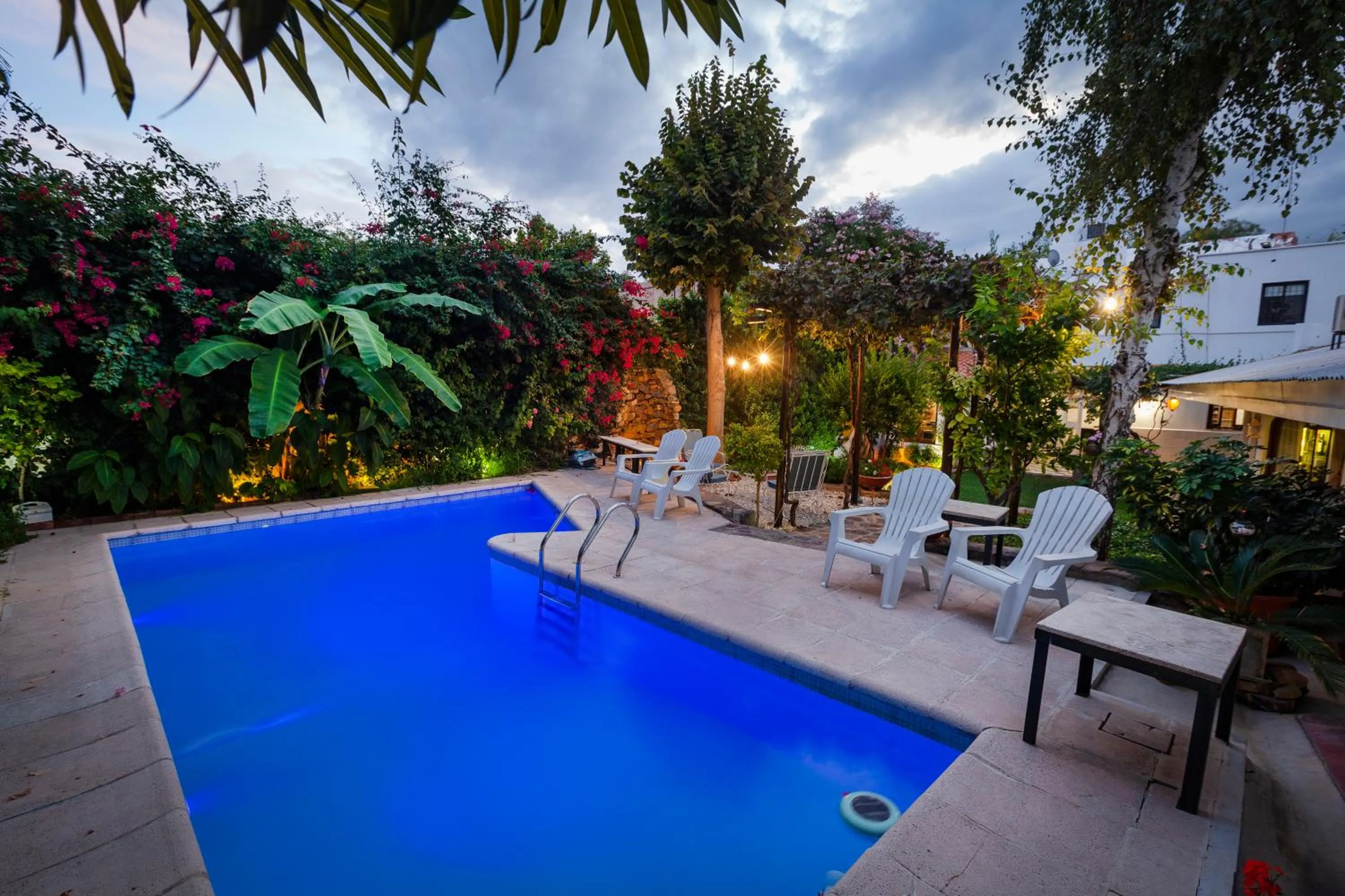Pool view in Posada de Rosas