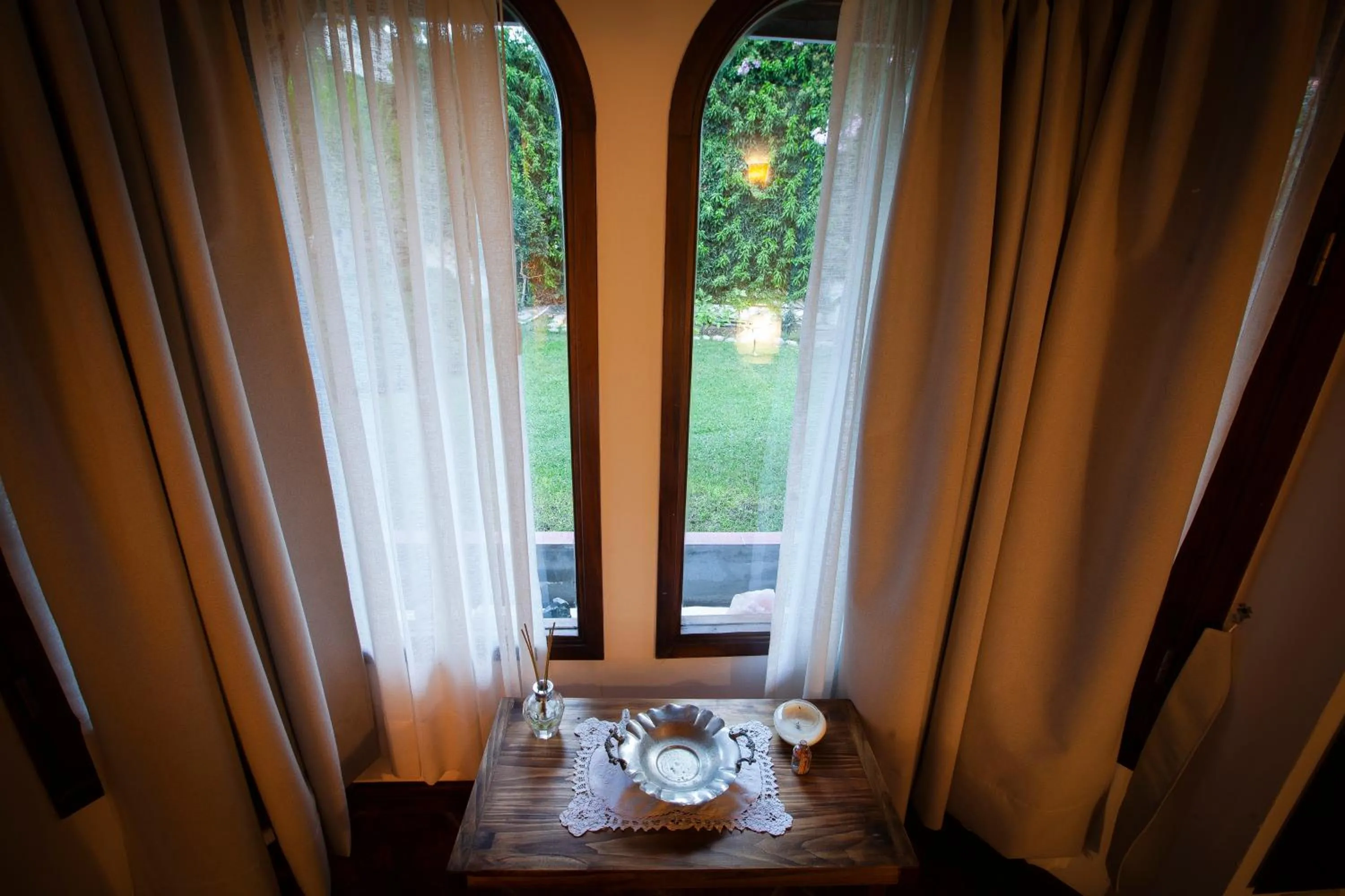 Garden view in Posada de Rosas