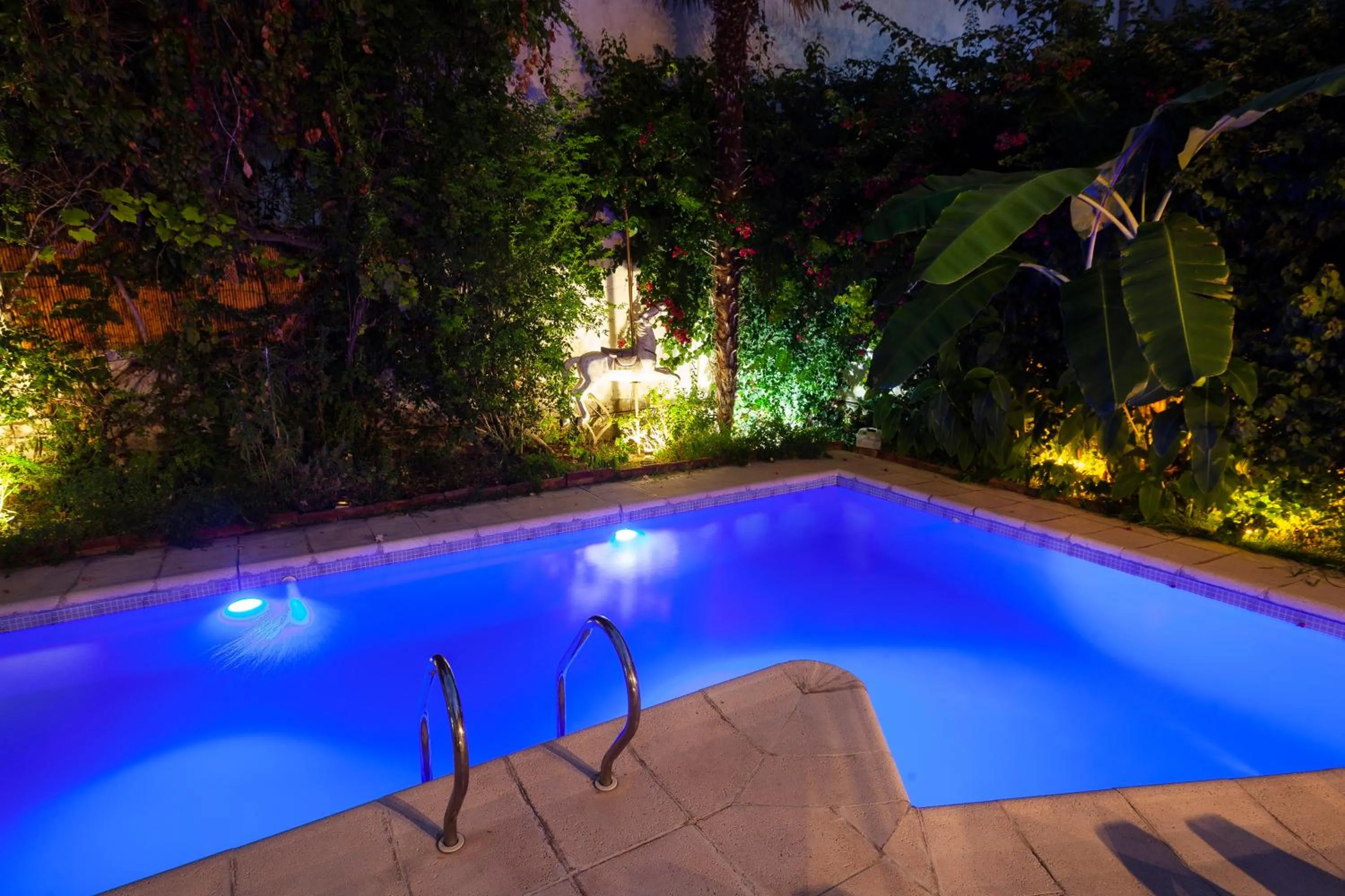 Pool view in Posada de Rosas