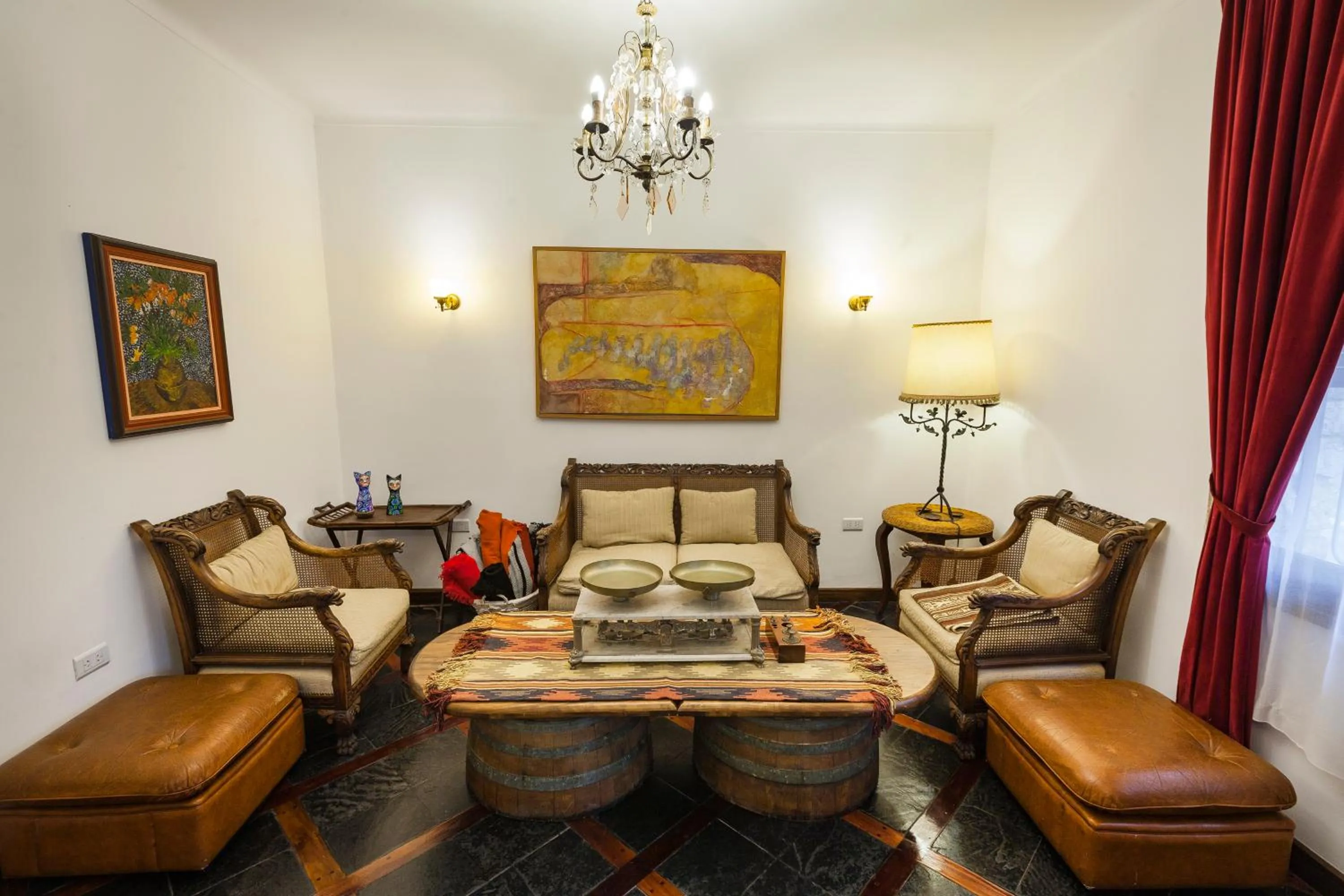 Living room in Posada de Rosas