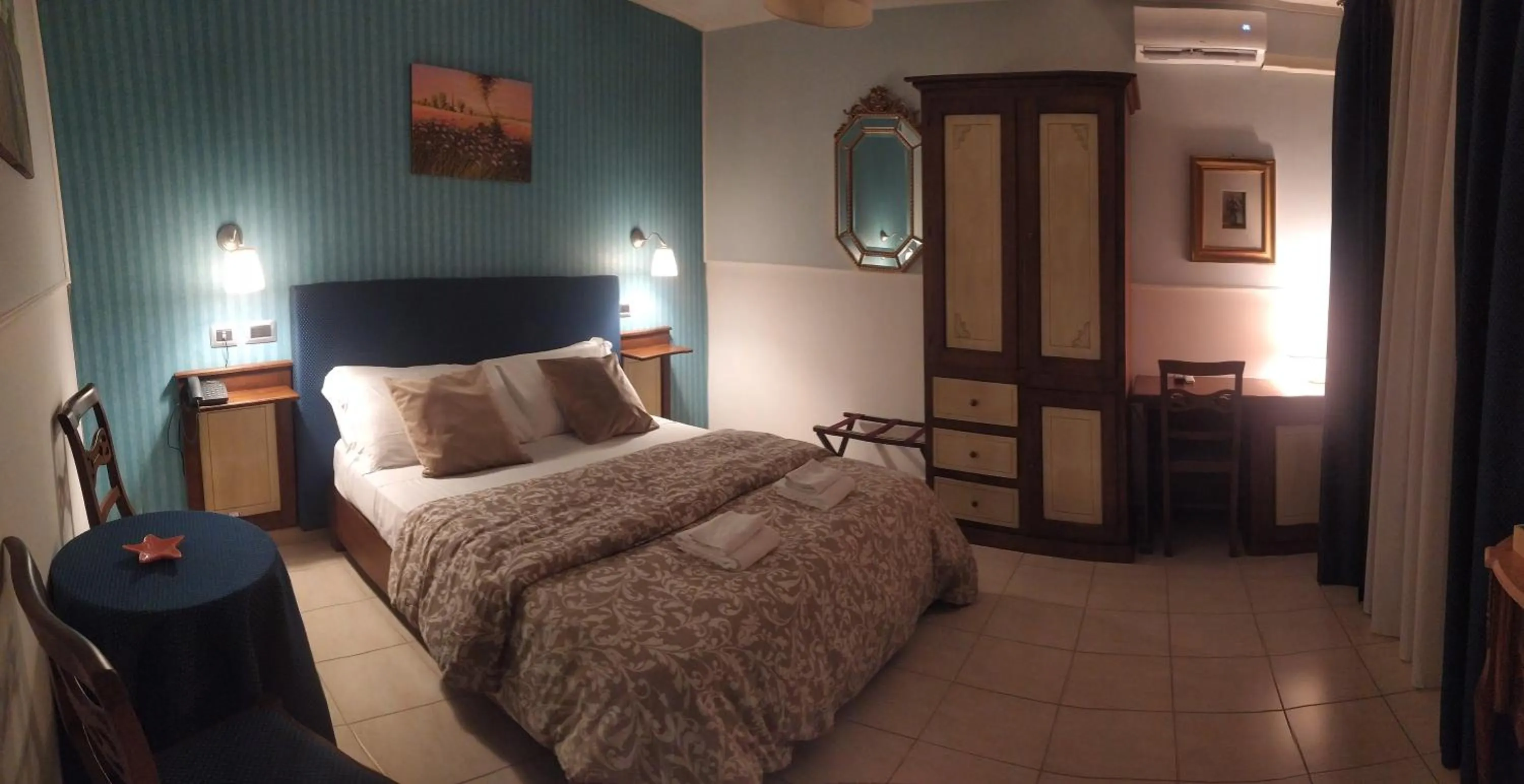 Bed in La Contessa B&B