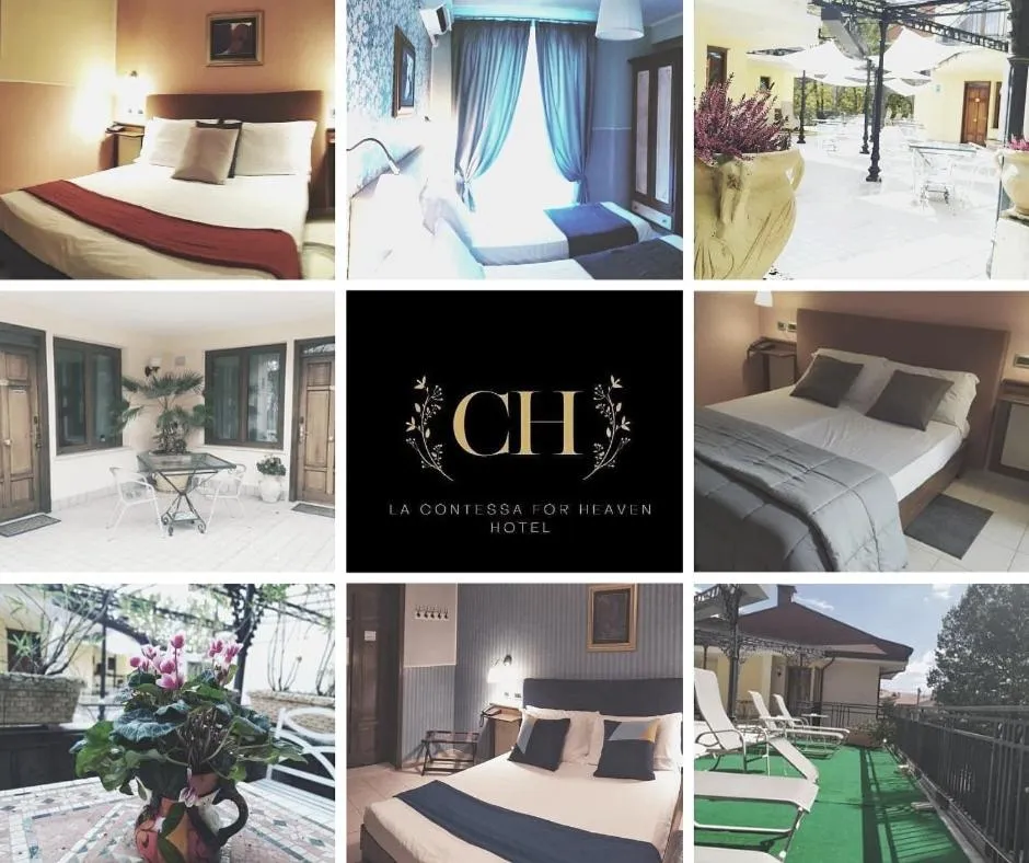 Bed in La Contessa B&B