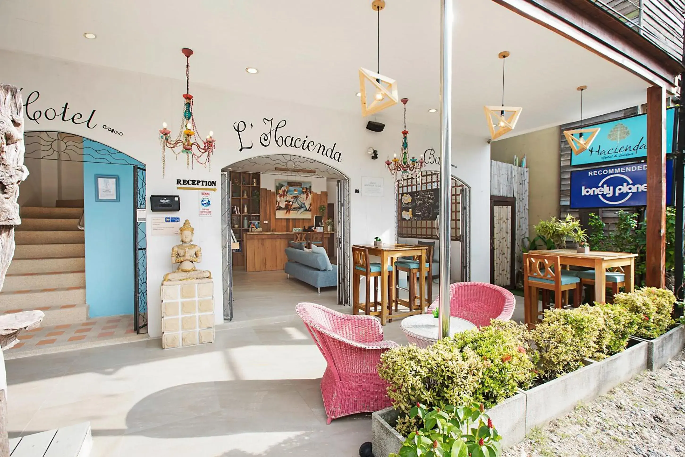 Facade/entrance in Hacienda Fisherman's Village Koh Samui Facade/entrance in Hacienda Fisherman's Village Koh Samui