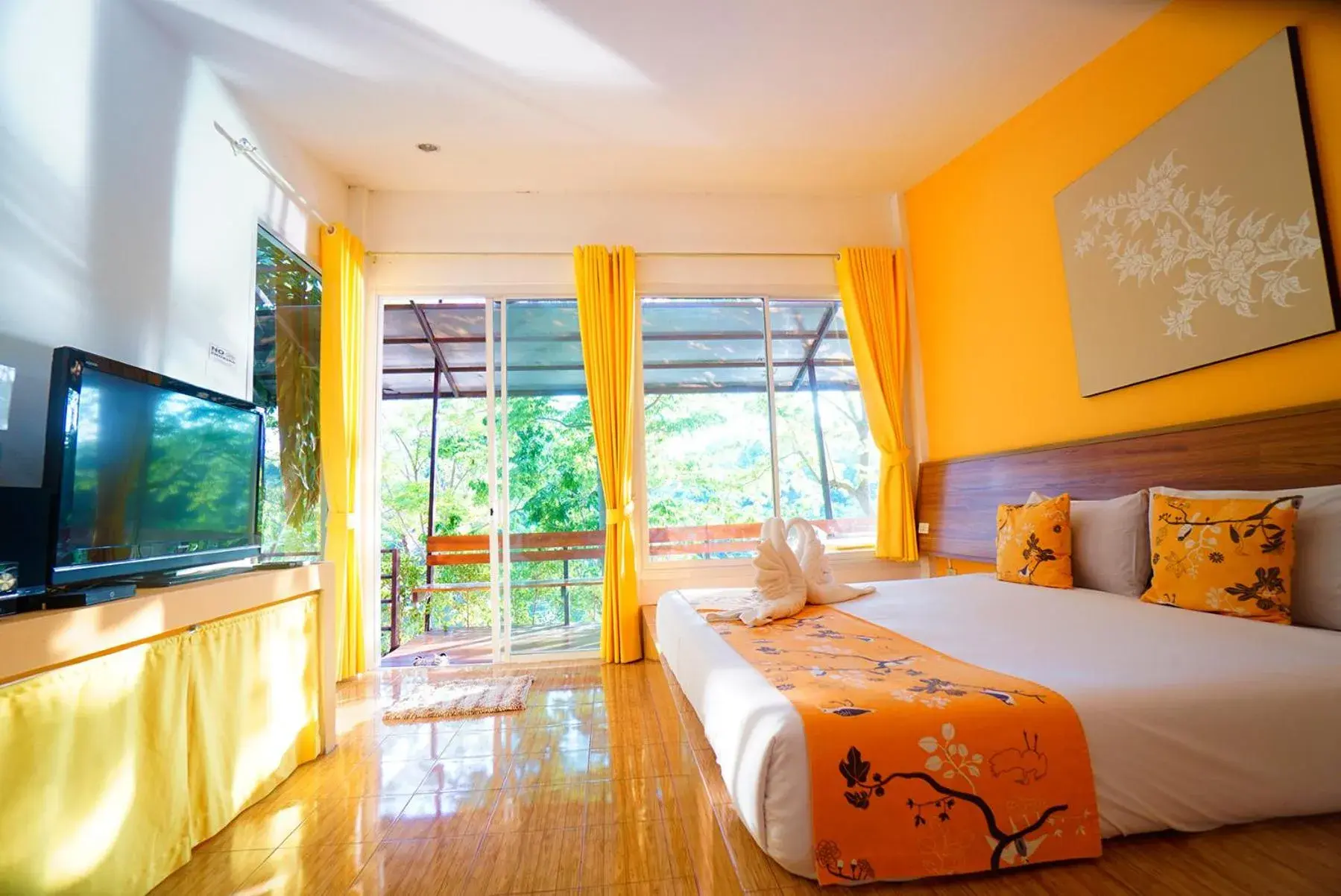 Bedroom, Bed in Aurora Resort Kanchanaburi Bedroom, Bed in Aurora Resort Kanchanaburi