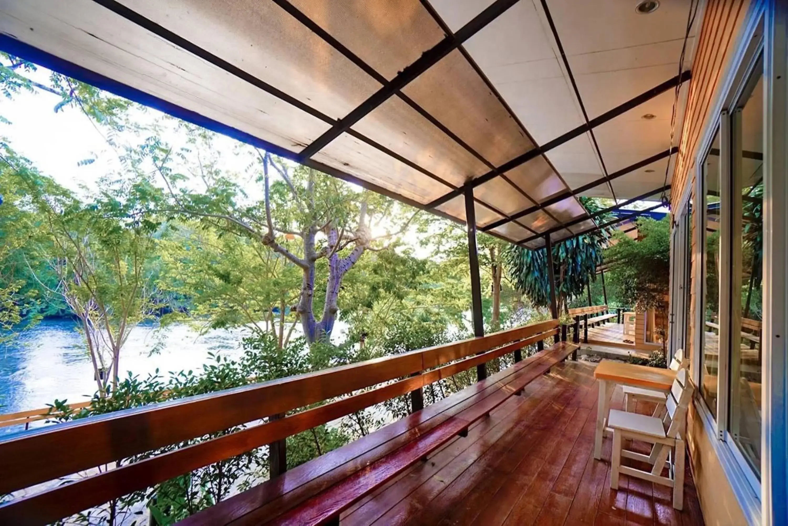 River view in Aurora Resort Kanchanaburi River view in Aurora Resort Kanchanaburi
