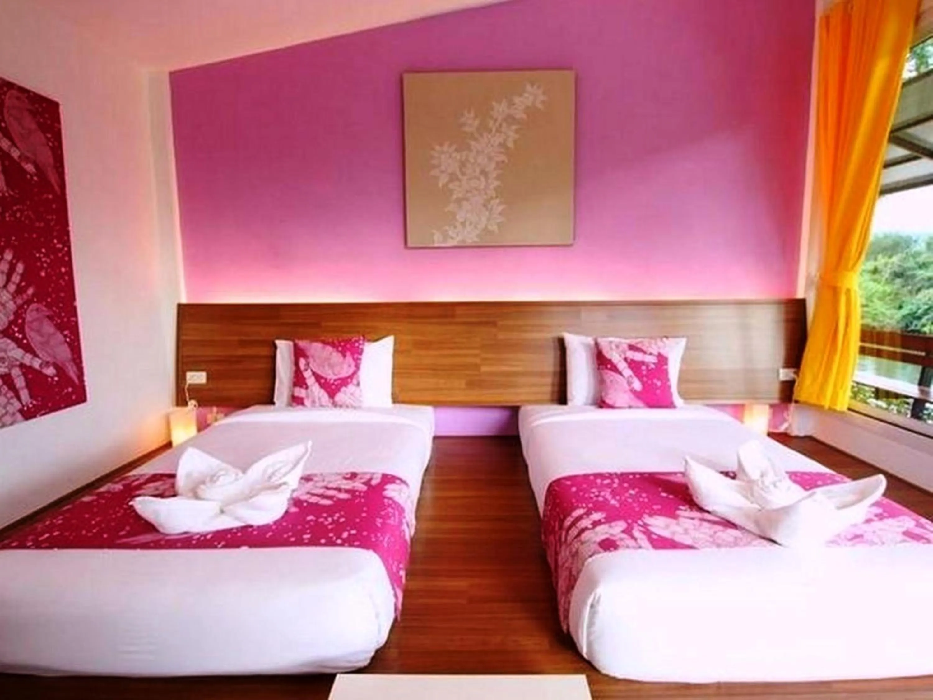 Bedroom, Bed in Aurora Resort Kanchanaburi