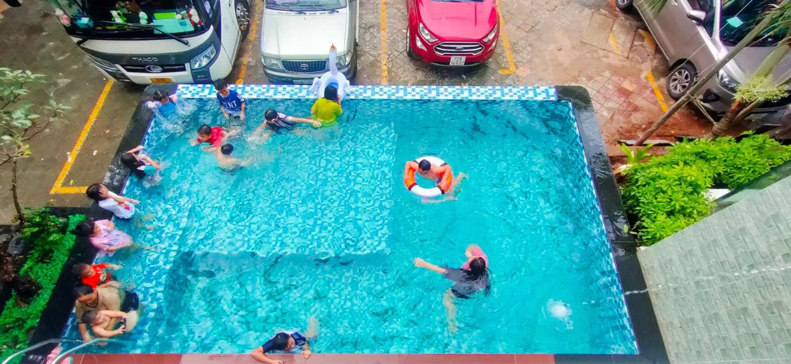 Swimming pool in Kieu Anh Hotel Vung Tau Swimming pool in Kieu Anh Hotel Vung Tau