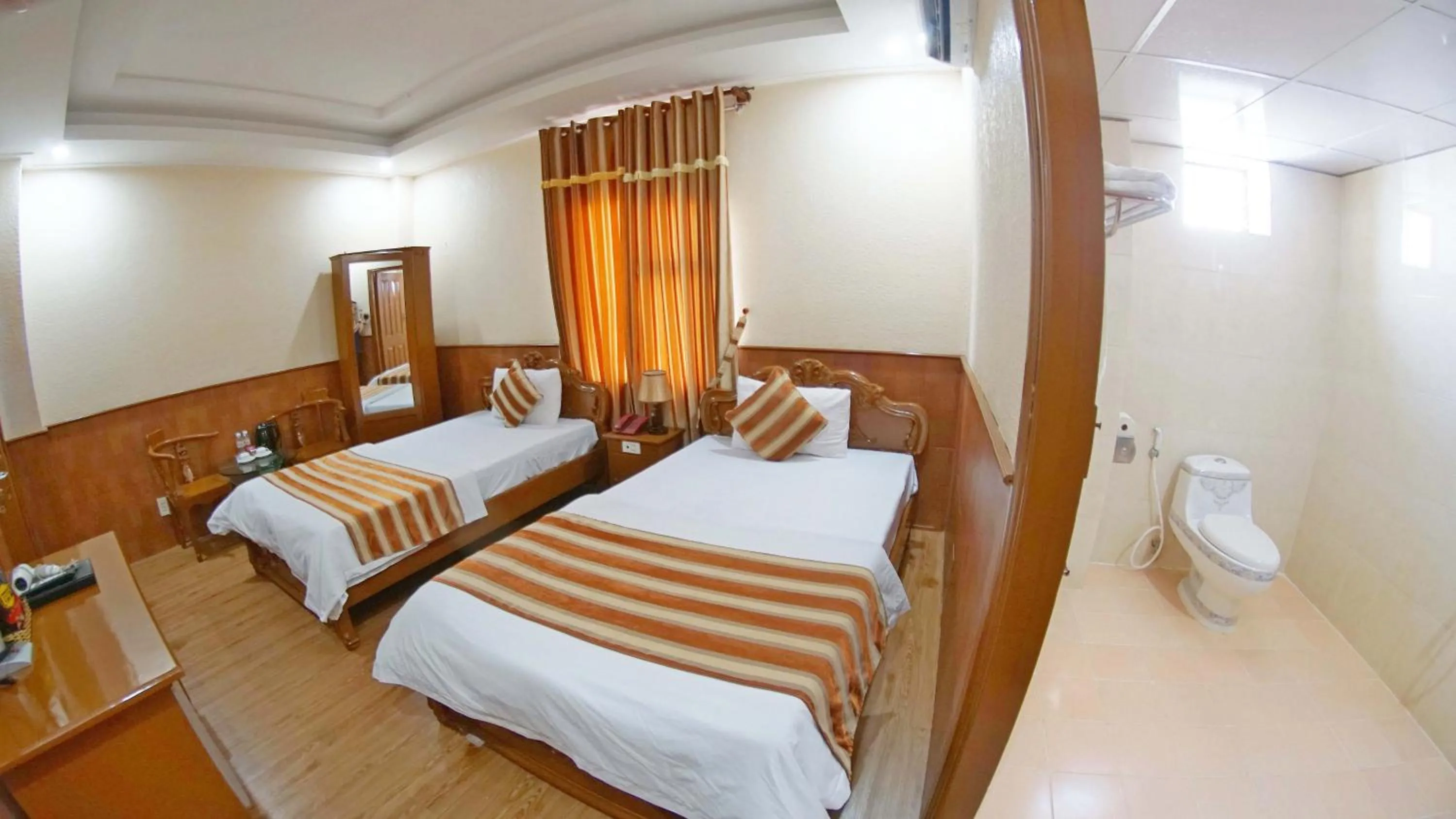 Floor plan, Bed in Kieu Anh Hotel Vung Tau