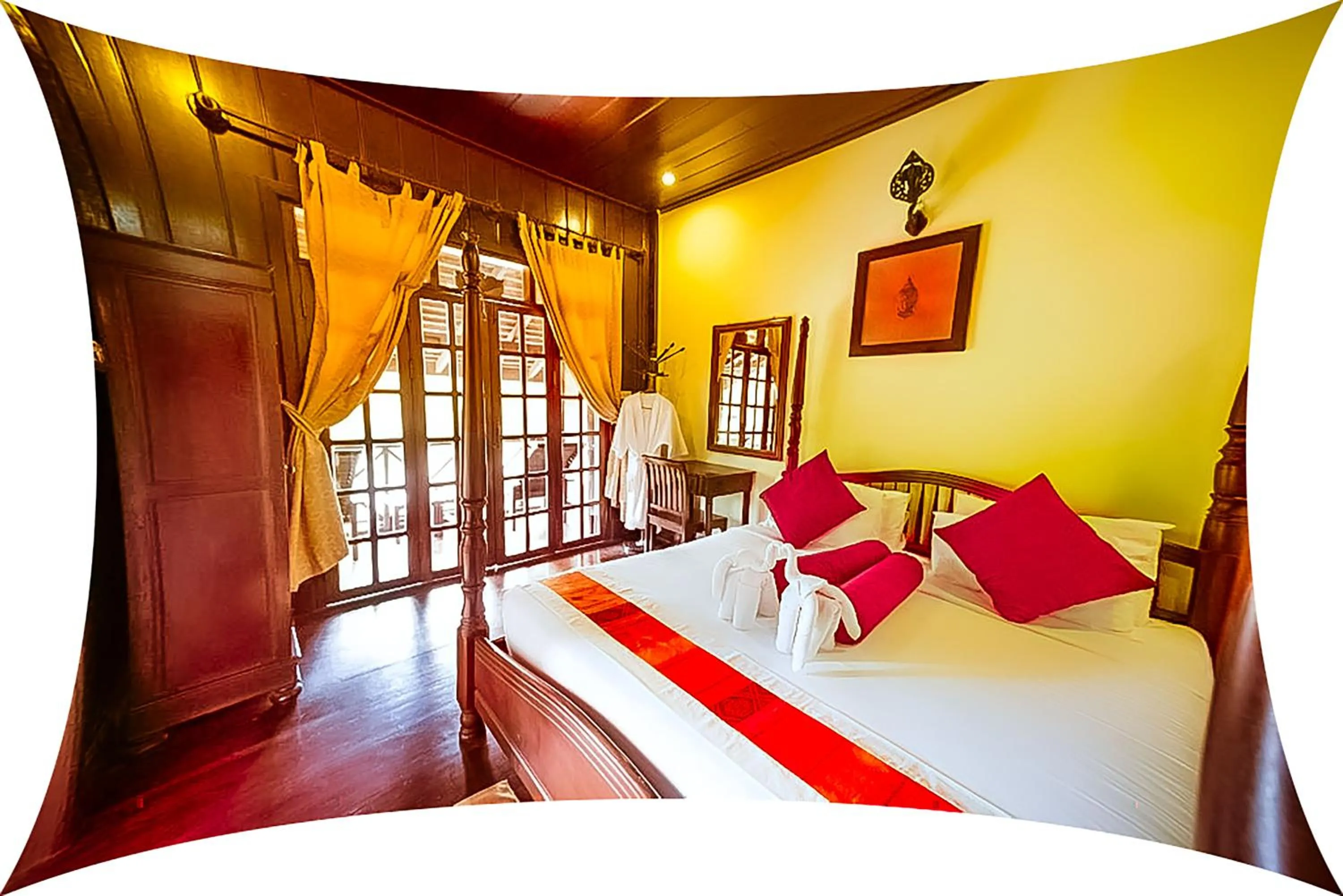 Bedroom, Bed in Ban Lakkham River View