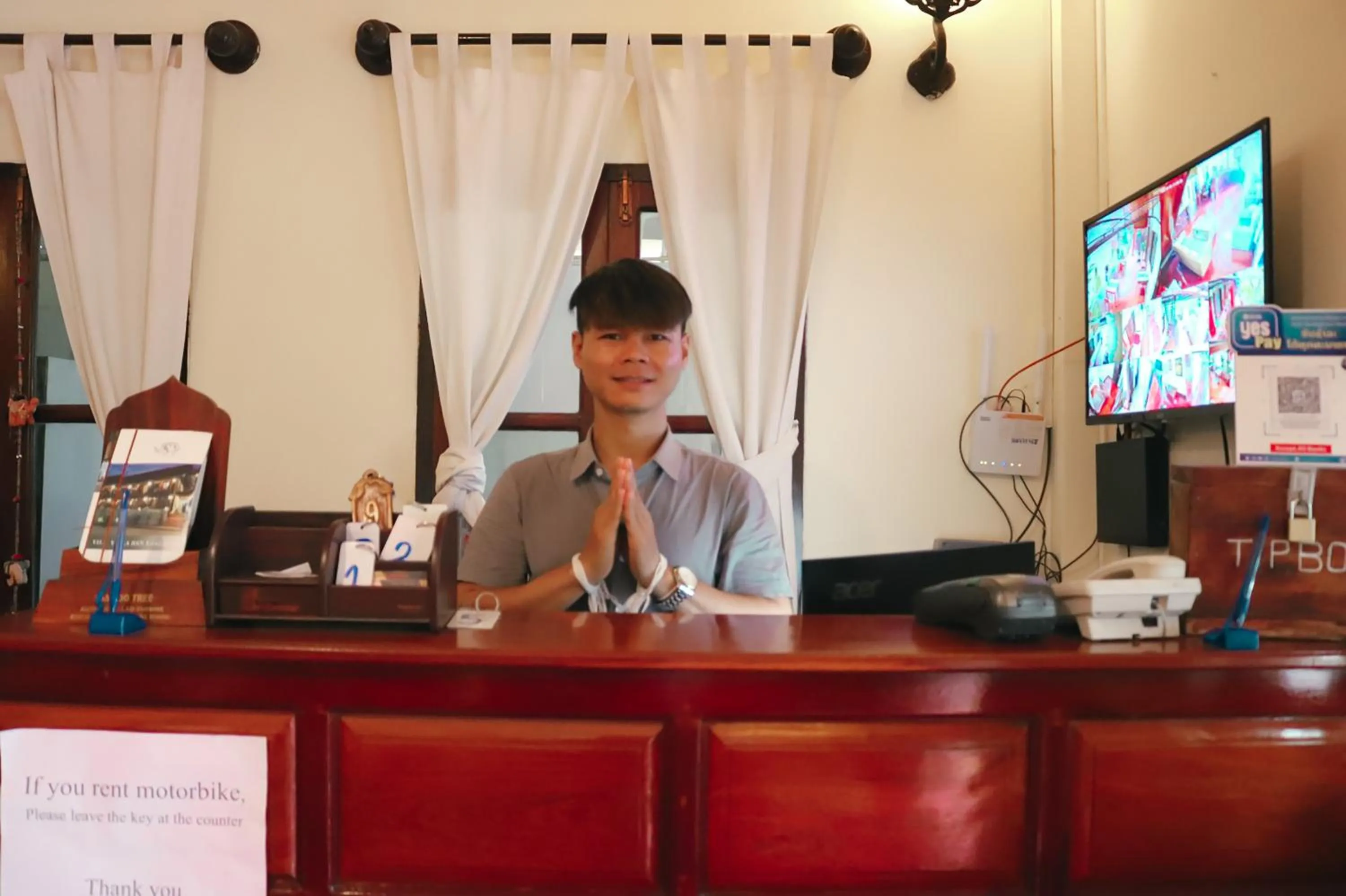 Lobby or reception in Ban Lakkham River View