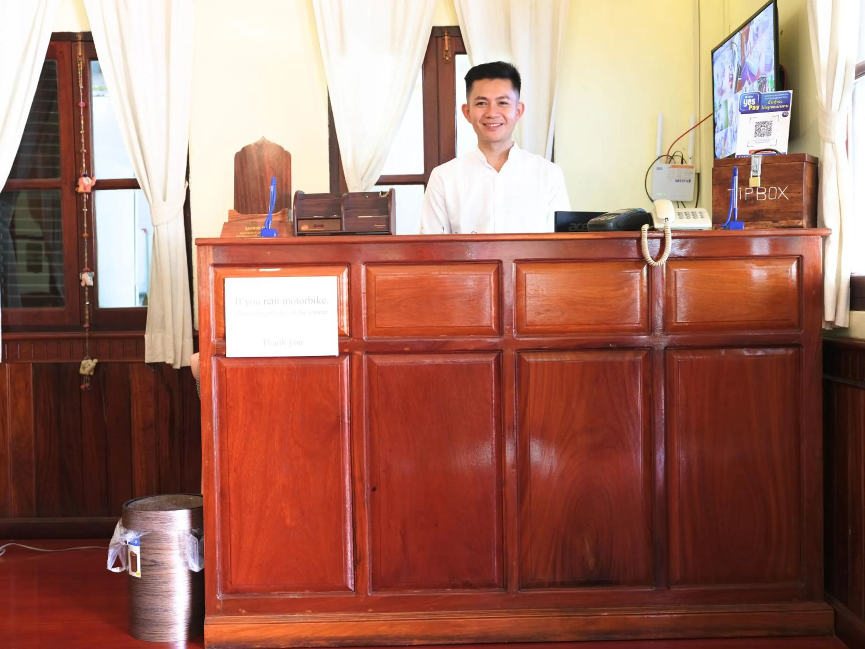 Lobby or reception in Ban Lakkham River View