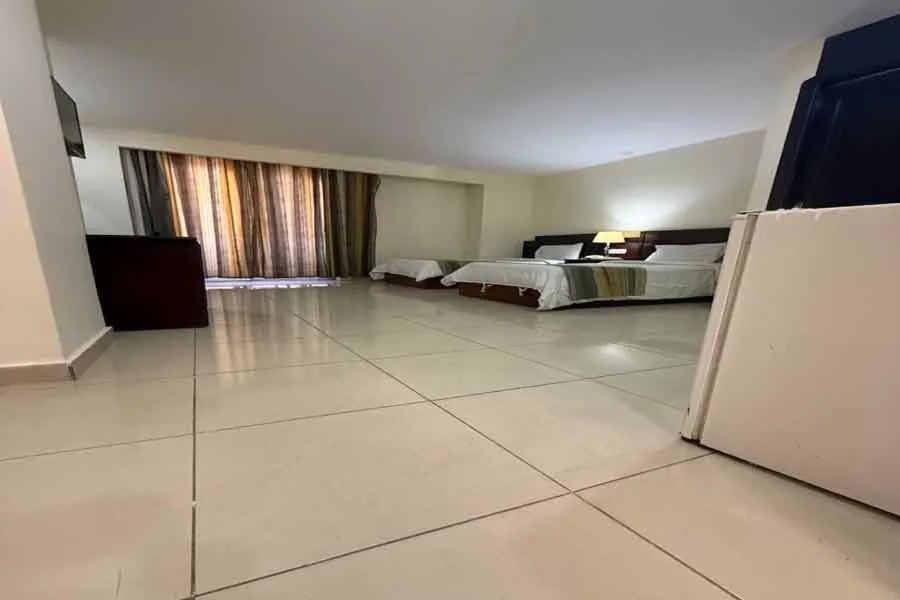 Bed in Naama Inn Hotel