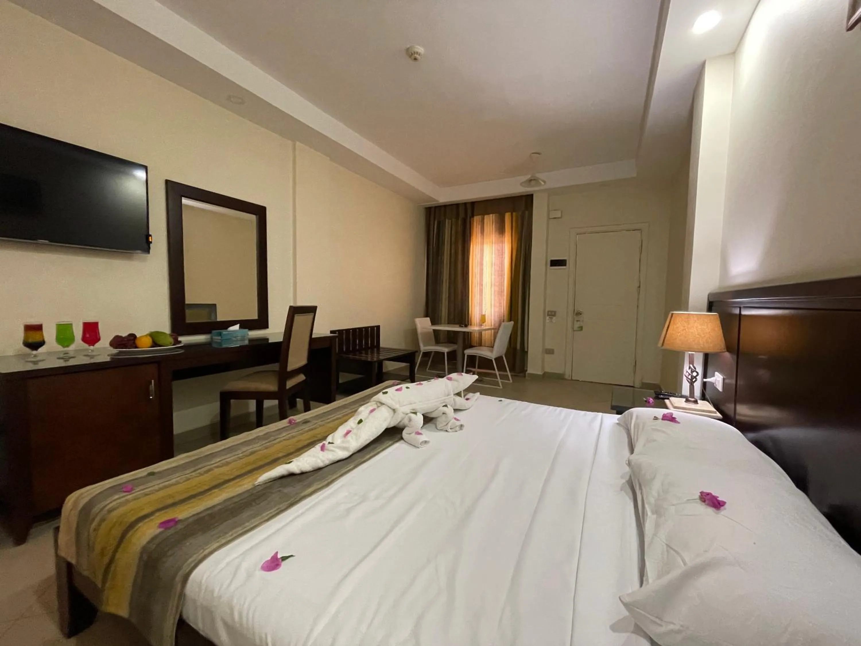 Bed in Naama Inn Hotel