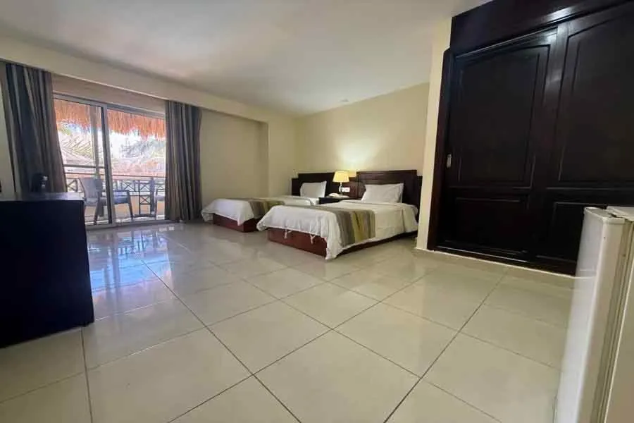 Bed in Naama Inn Hotel