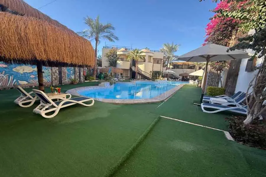 Pool view in Naama Inn Hotel