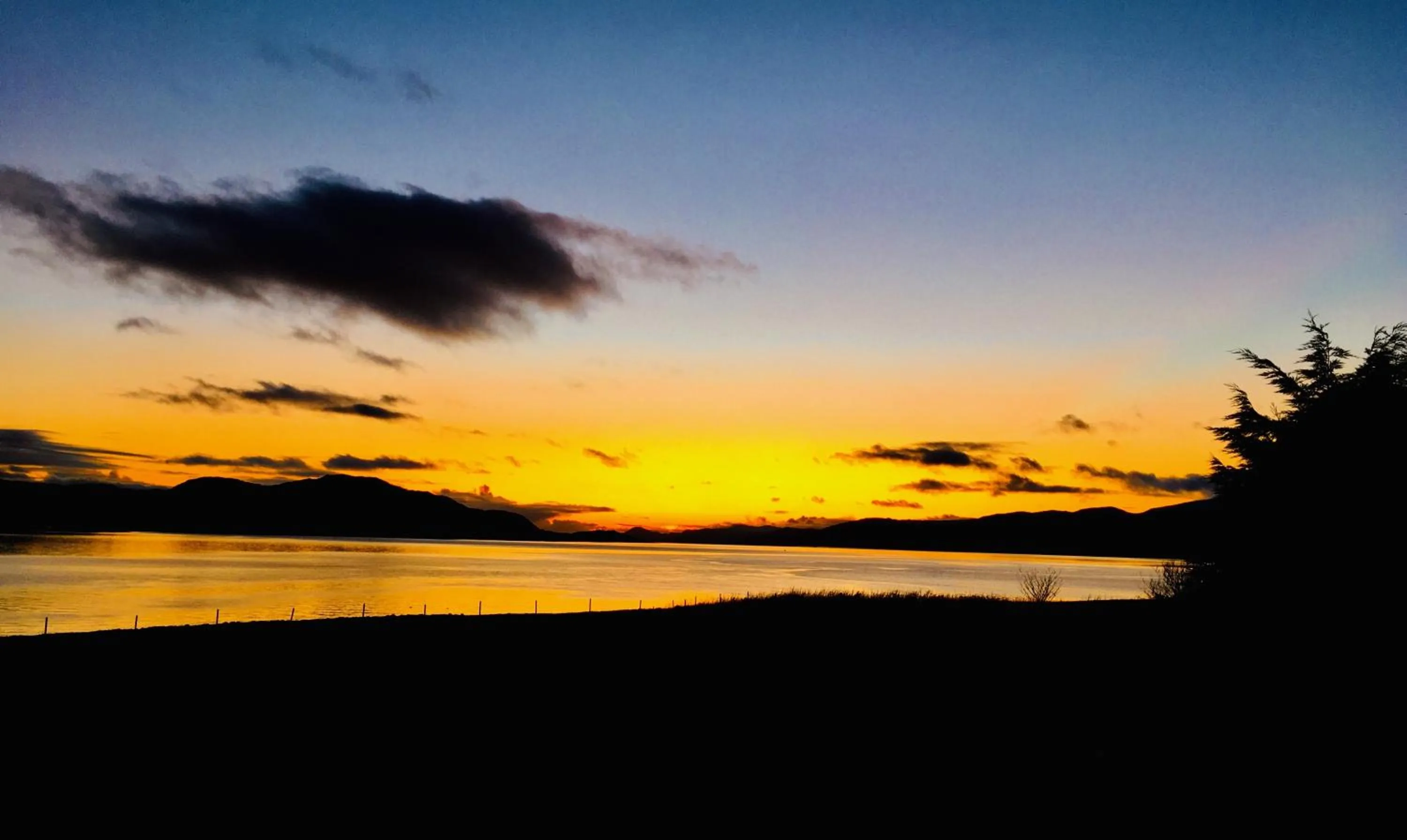 Sunset in Highland Croft B&B