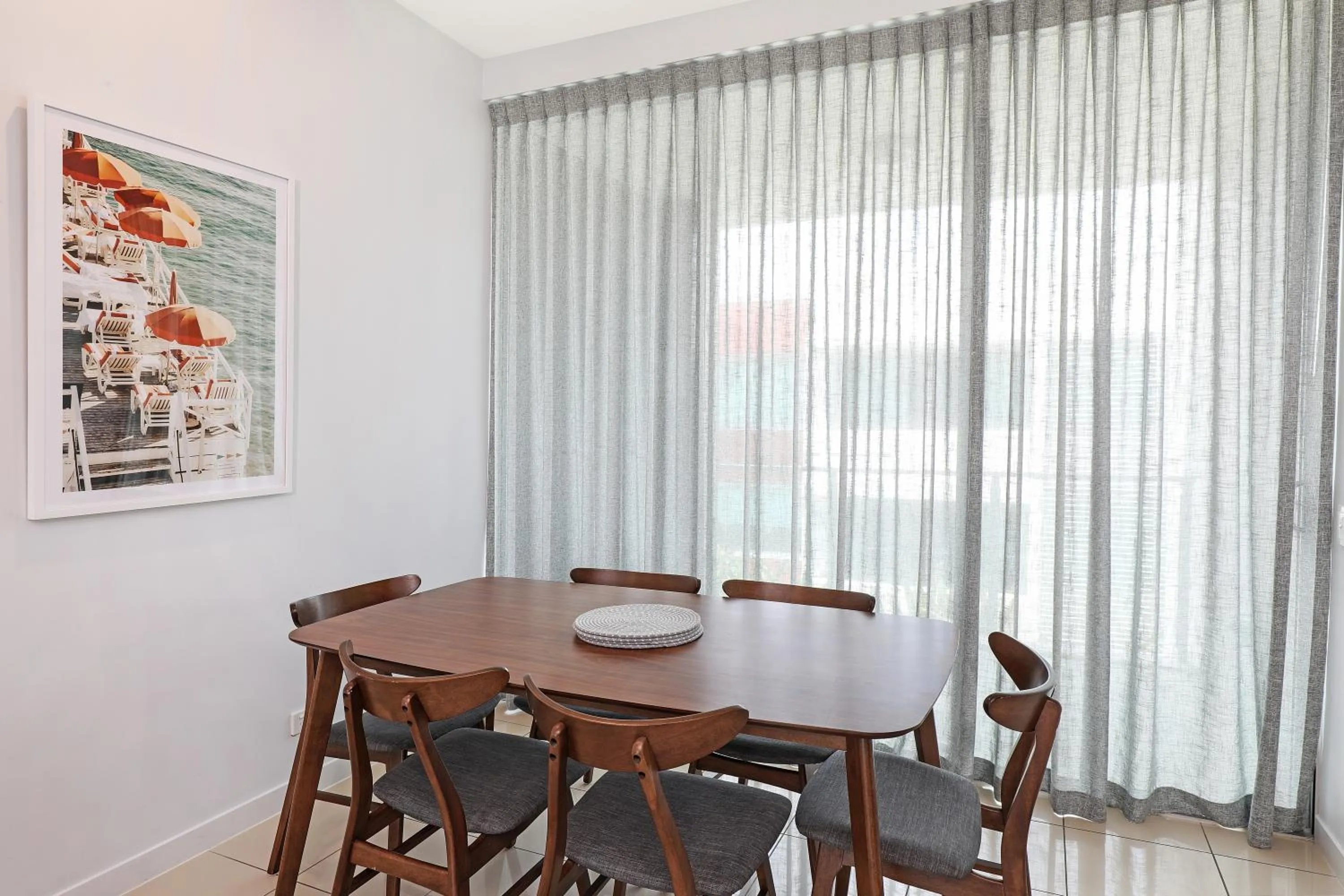 Dining area in Element on Coolum Beachfront Sunshine Coast