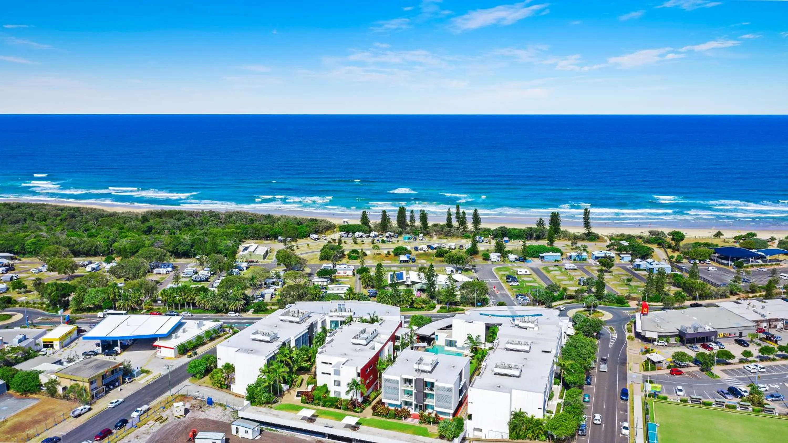 Bird's eye view in Element on Coolum Beachfront Sunshine Coast