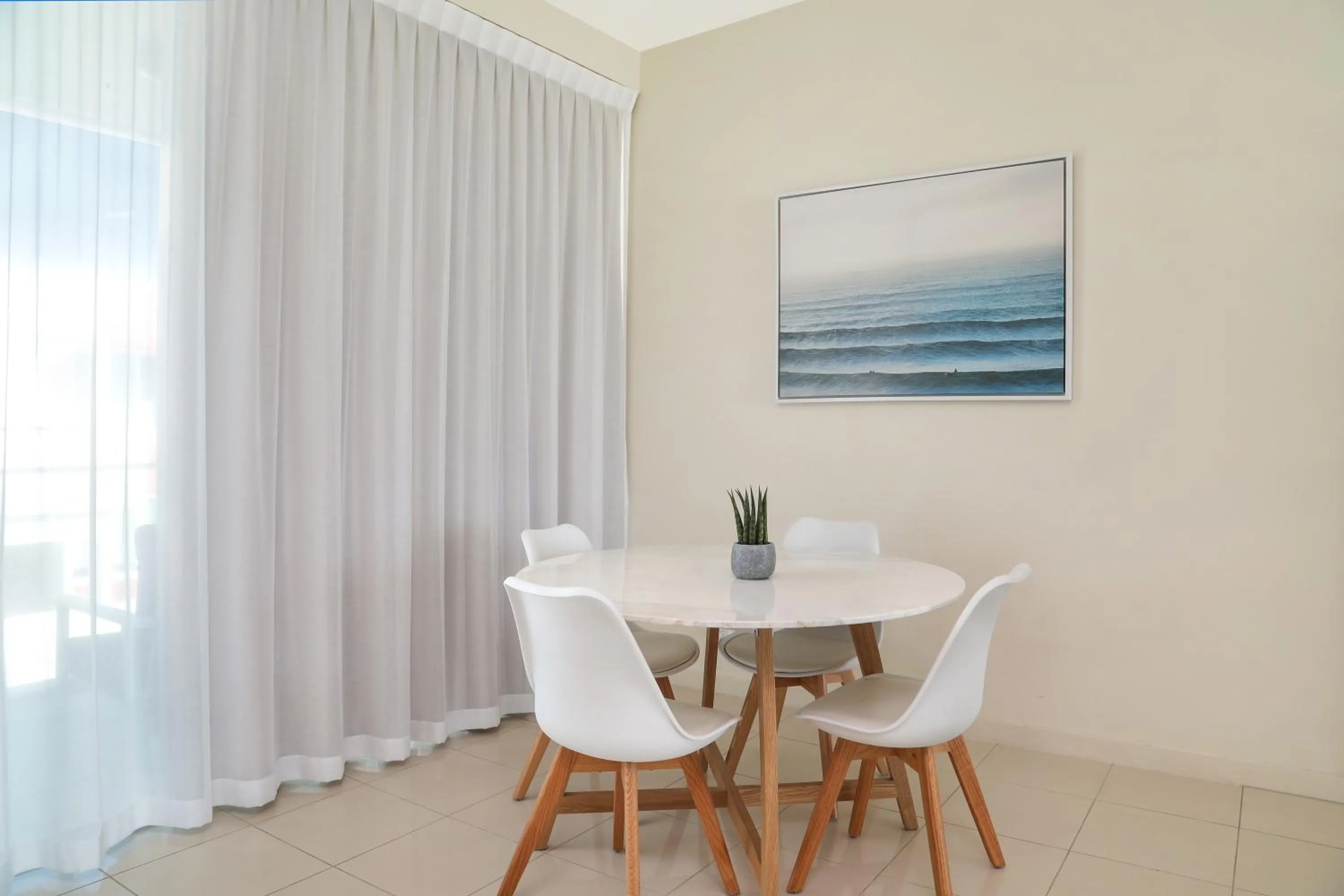 Dining area in Element on Coolum Beachfront Sunshine Coast