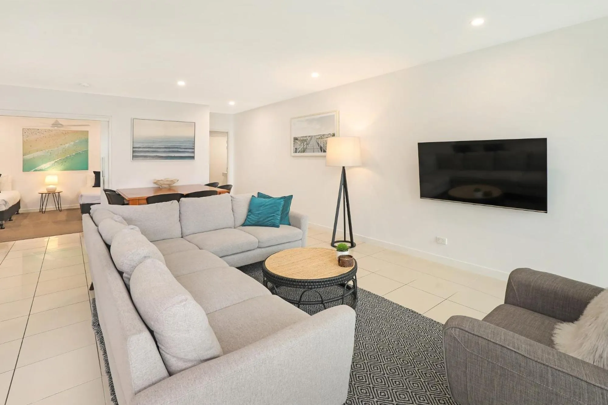 Living room in Element on Coolum Beachfront Sunshine Coast