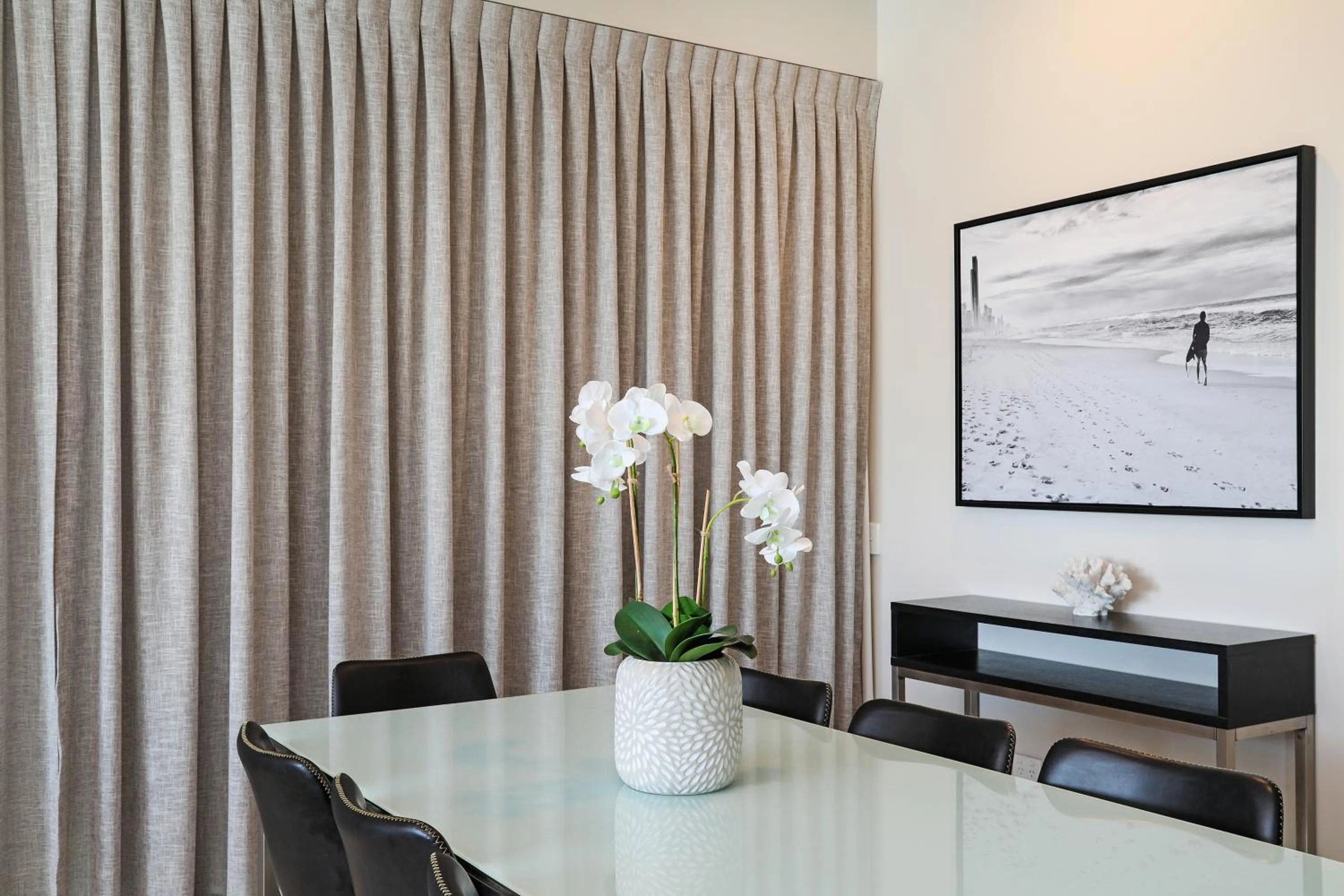 Dining area in Element on Coolum Beachfront Sunshine Coast