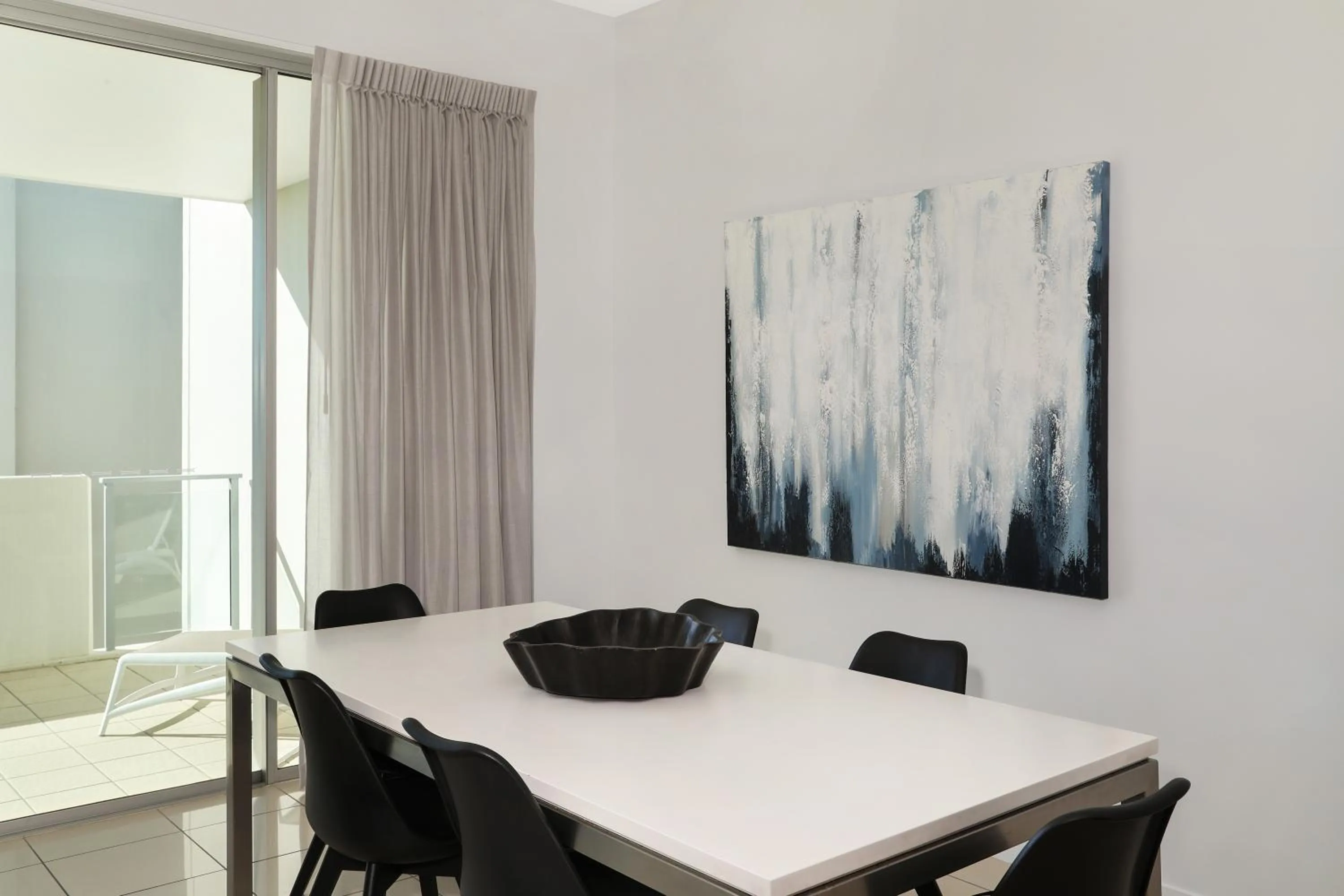 Dining area in Element on Coolum Beachfront Sunshine Coast