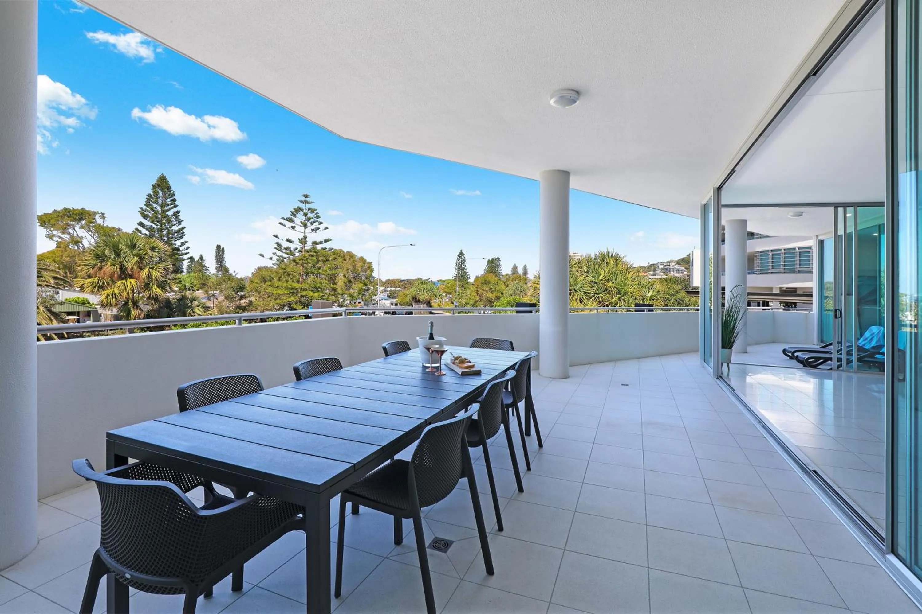 Patio in Element on Coolum Beachfront Sunshine Coast