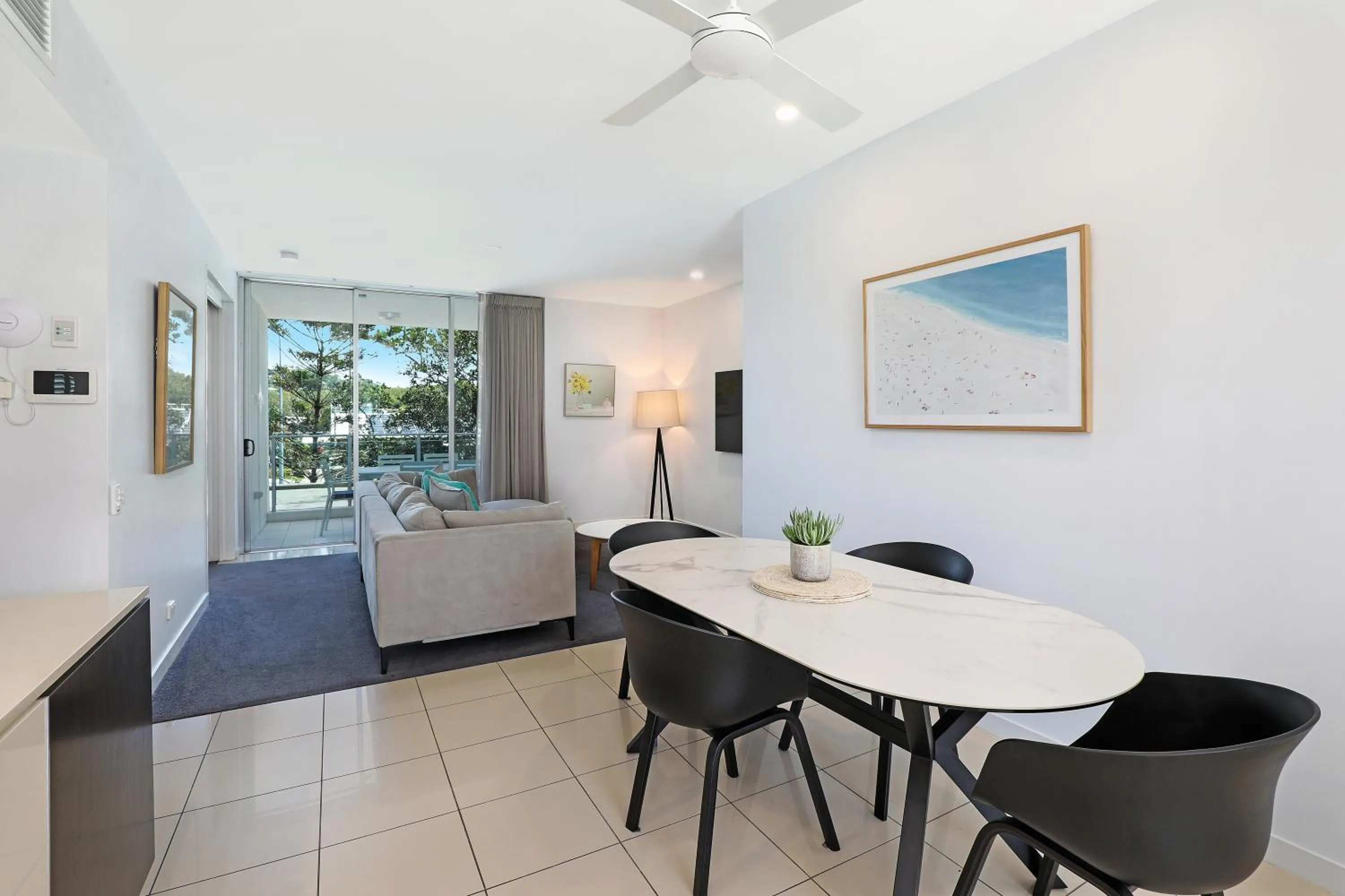 Living room in Element on Coolum Beachfront Sunshine Coast