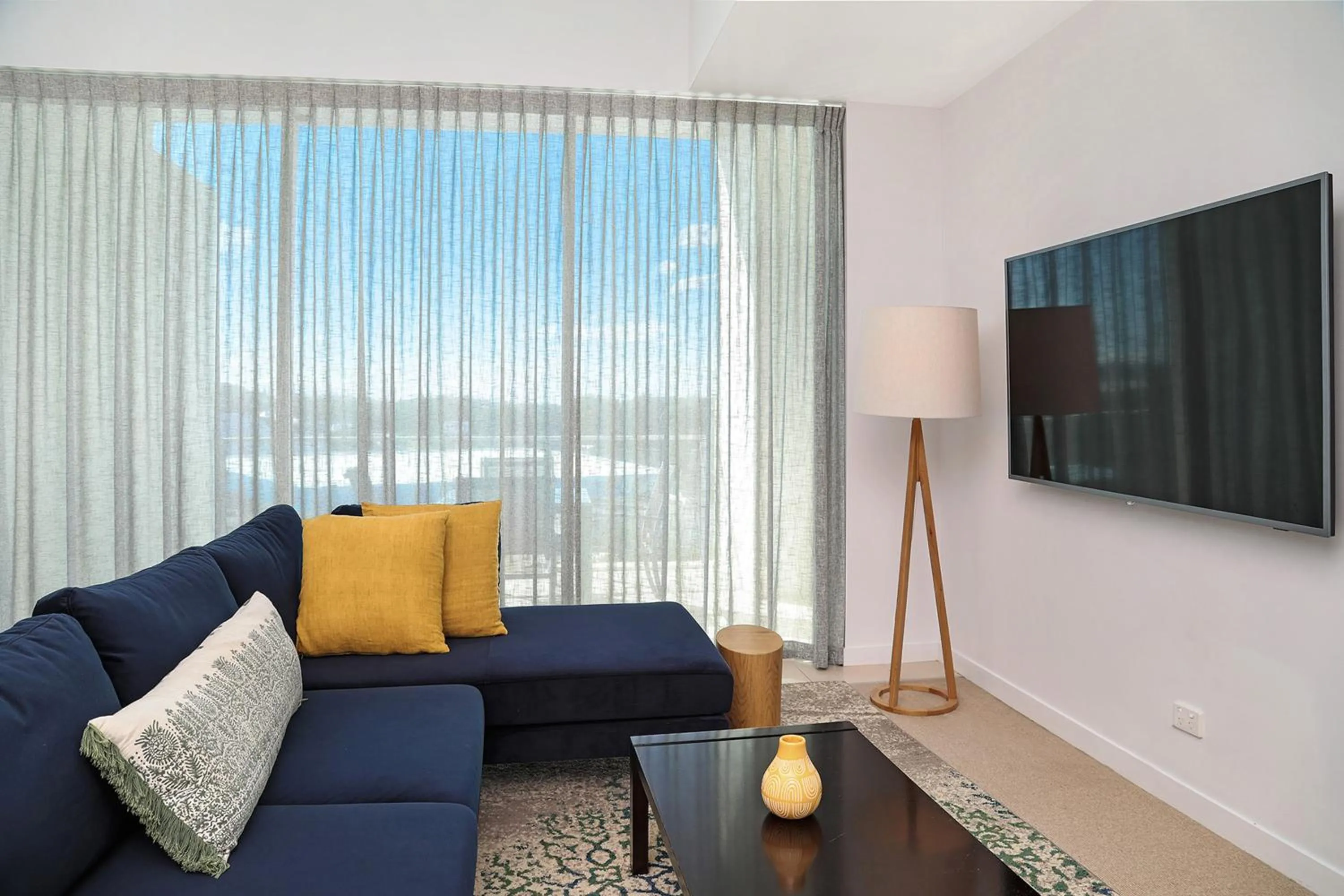 Living room in Element on Coolum Beachfront Sunshine Coast