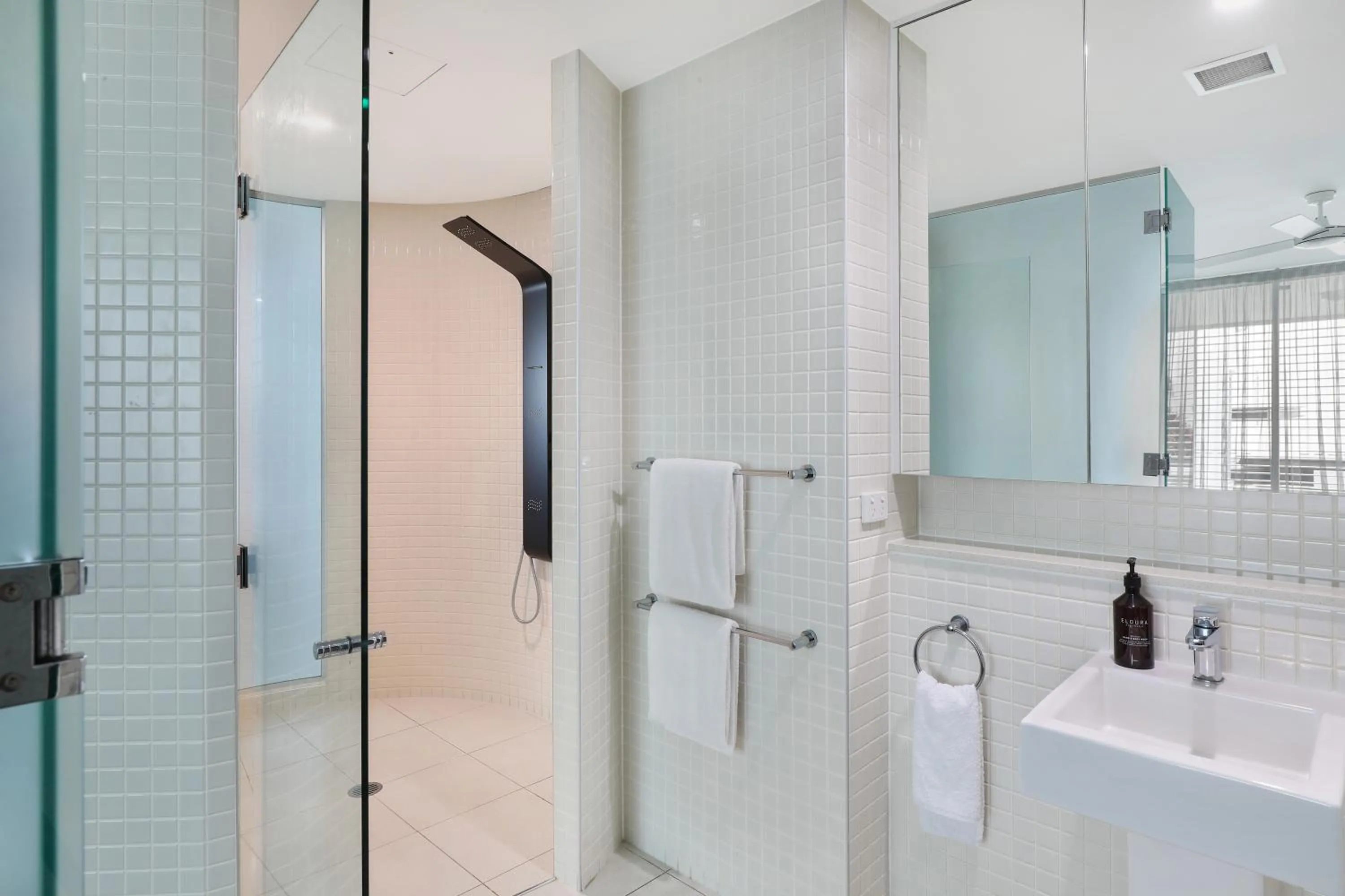 Shower in Element on Coolum Beachfront Sunshine Coast