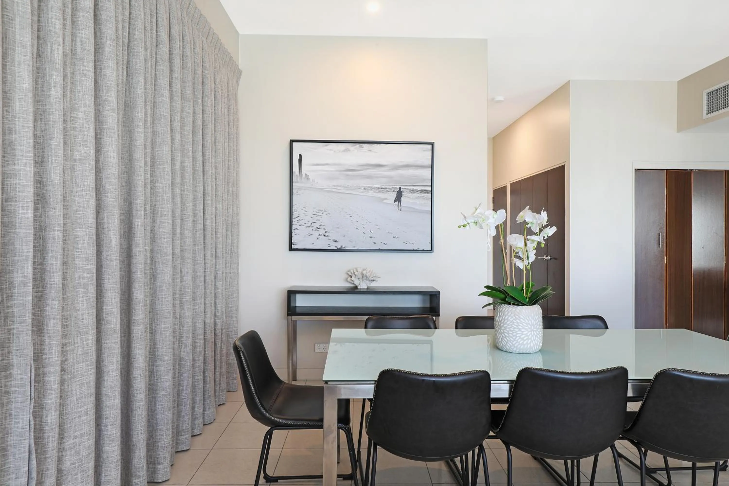 Dining area in Element on Coolum Beachfront Sunshine Coast