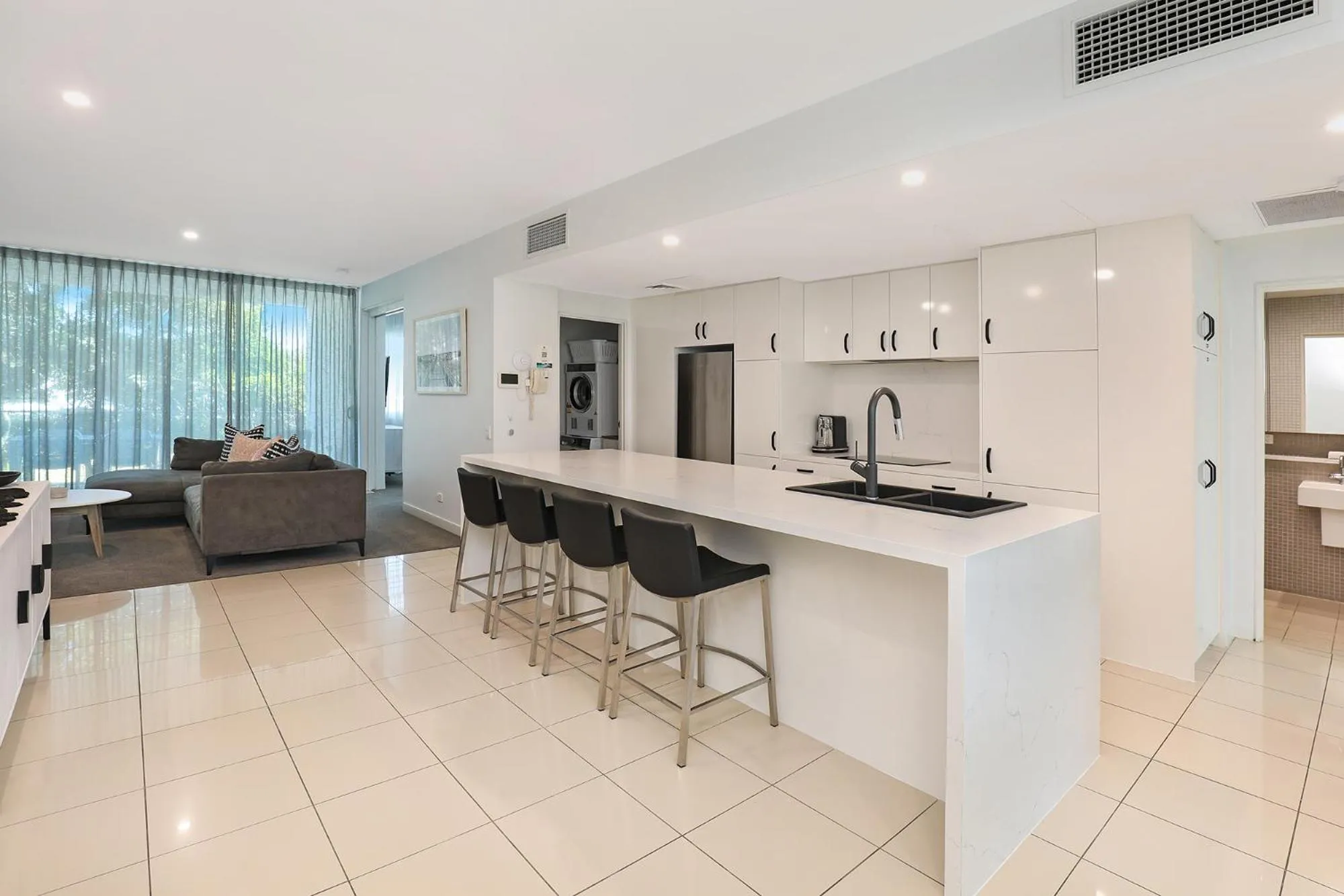 kitchen in Element on Coolum Beachfront Sunshine Coast