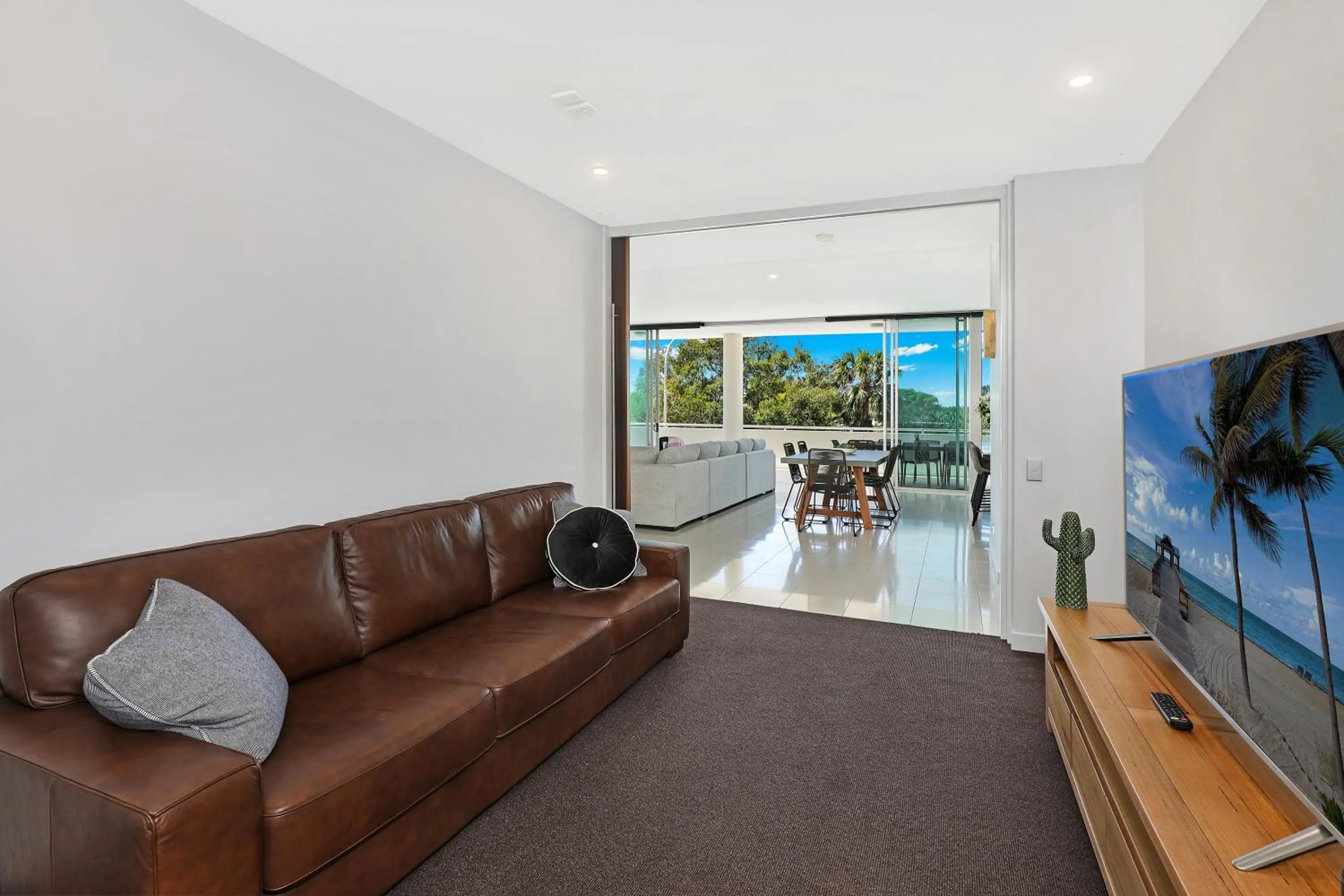 Seating area in Element on Coolum Beachfront Sunshine Coast