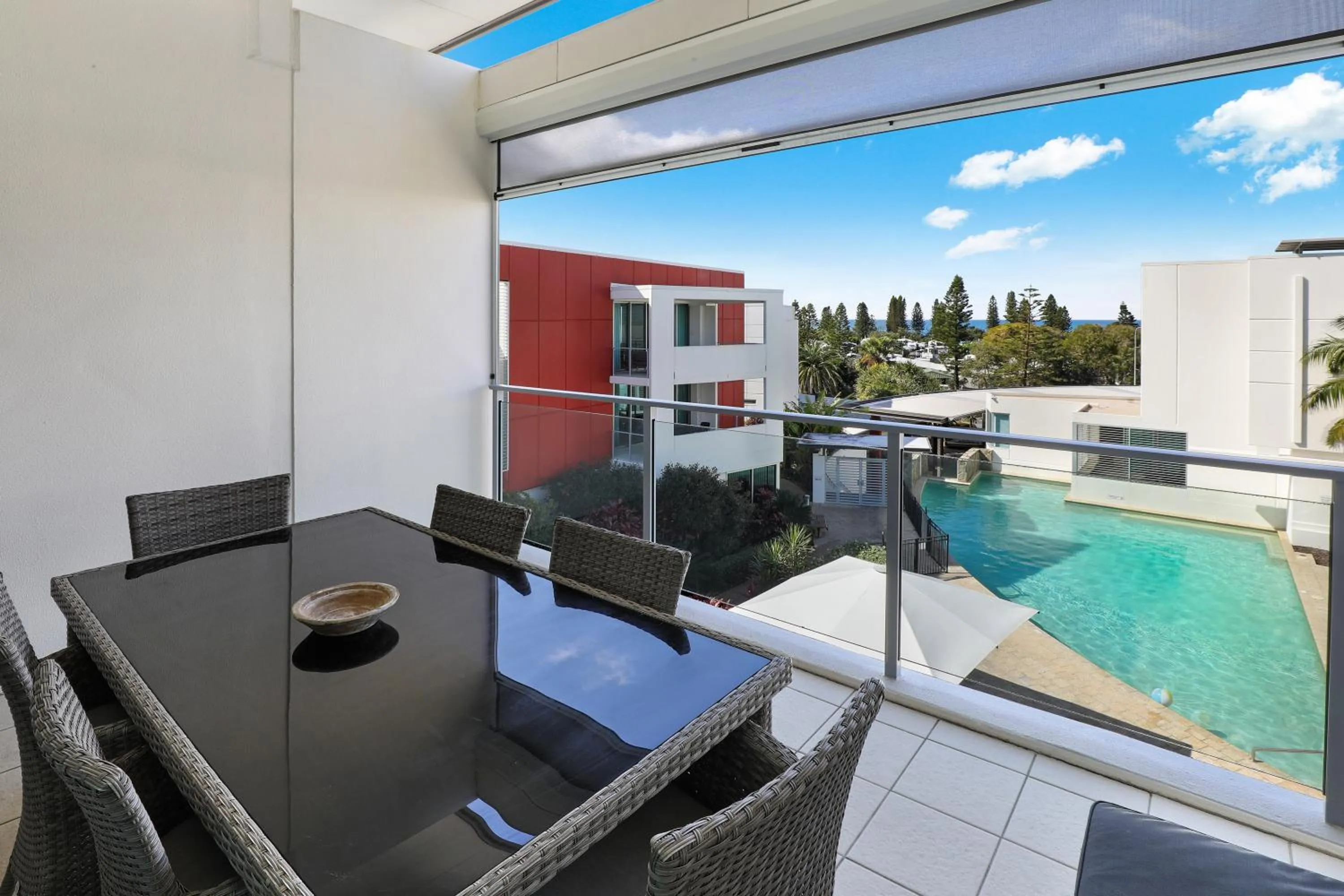 Balcony/Terrace in Element on Coolum Beachfront Sunshine Coast