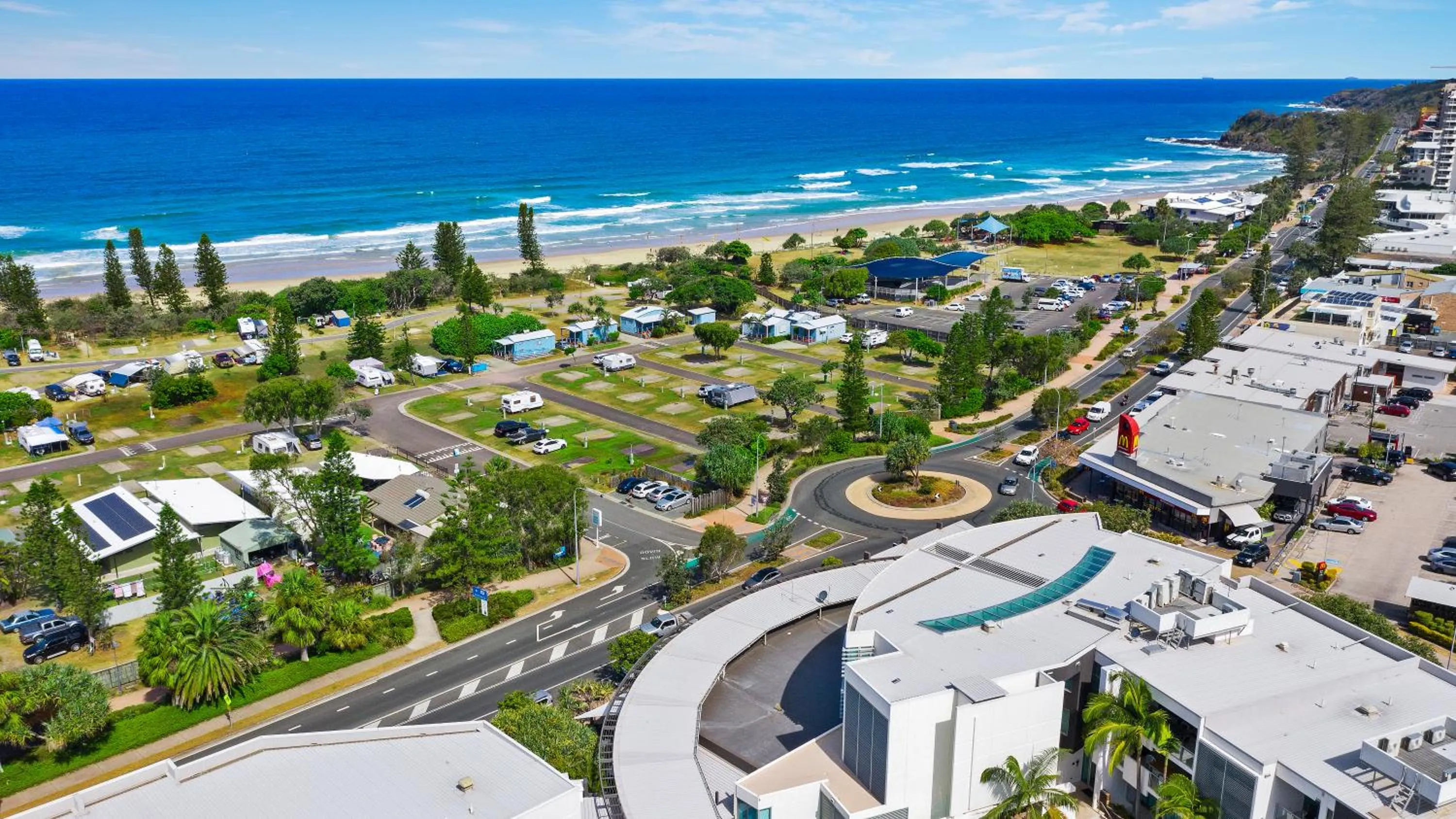 Bird's eye view in Element on Coolum Beachfront Sunshine Coast