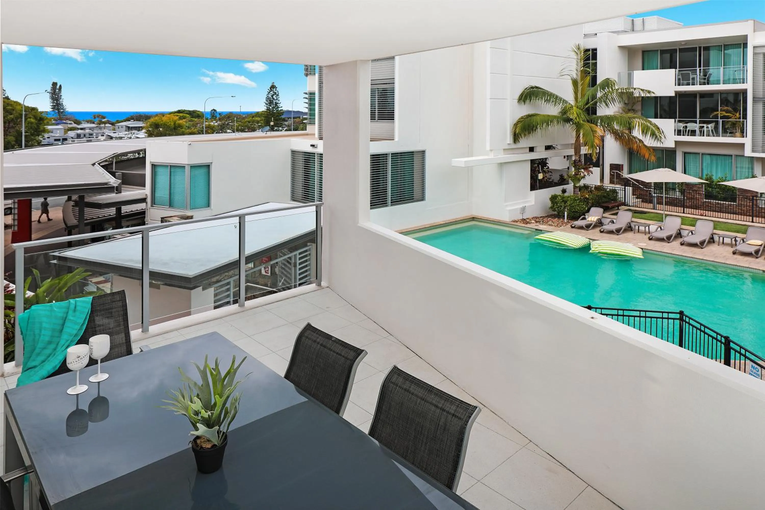 Balcony/Terrace in Element on Coolum Beachfront Sunshine Coast