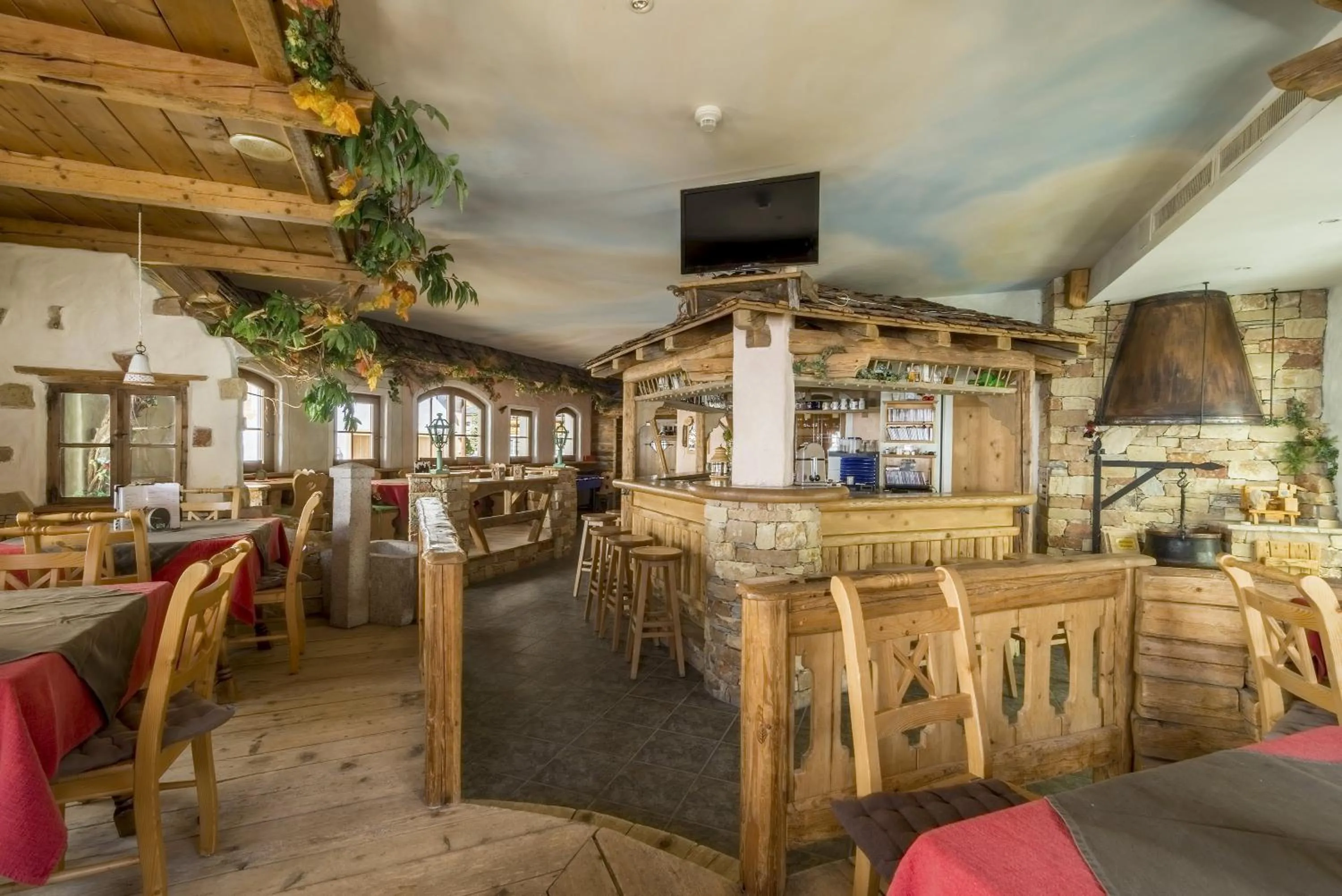 Lounge or bar in Hotel Garni Chasa Nova