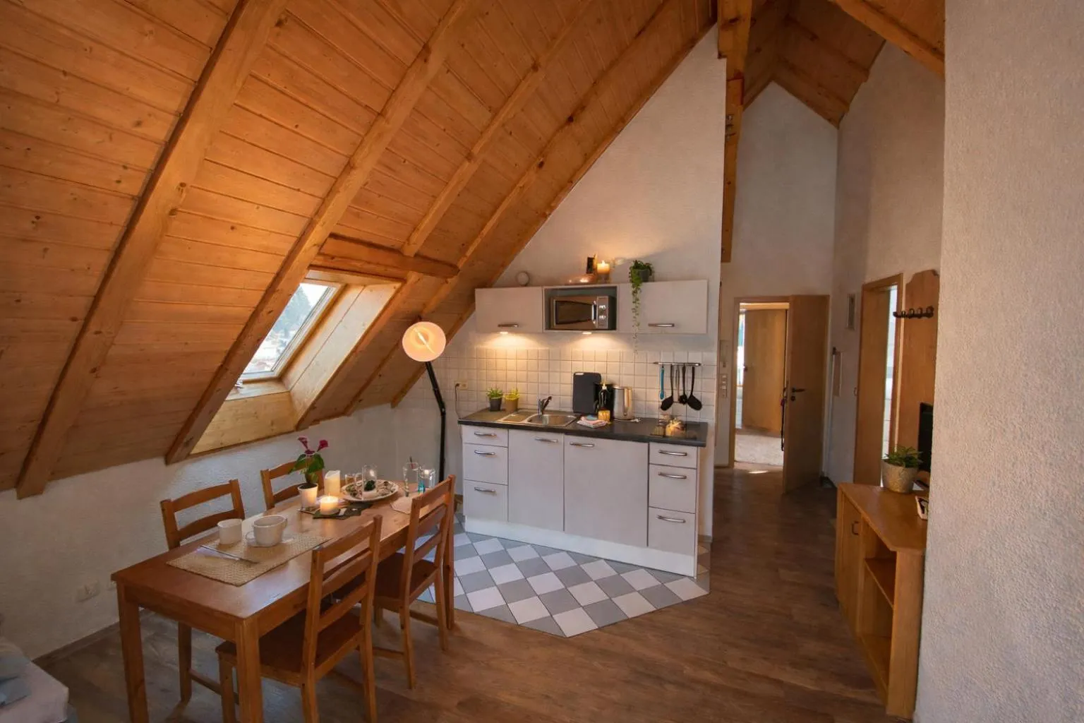 Apartment with Lake View - single occupancy in Self-check-in Ferienwohnungen & Apartments am Bergsee