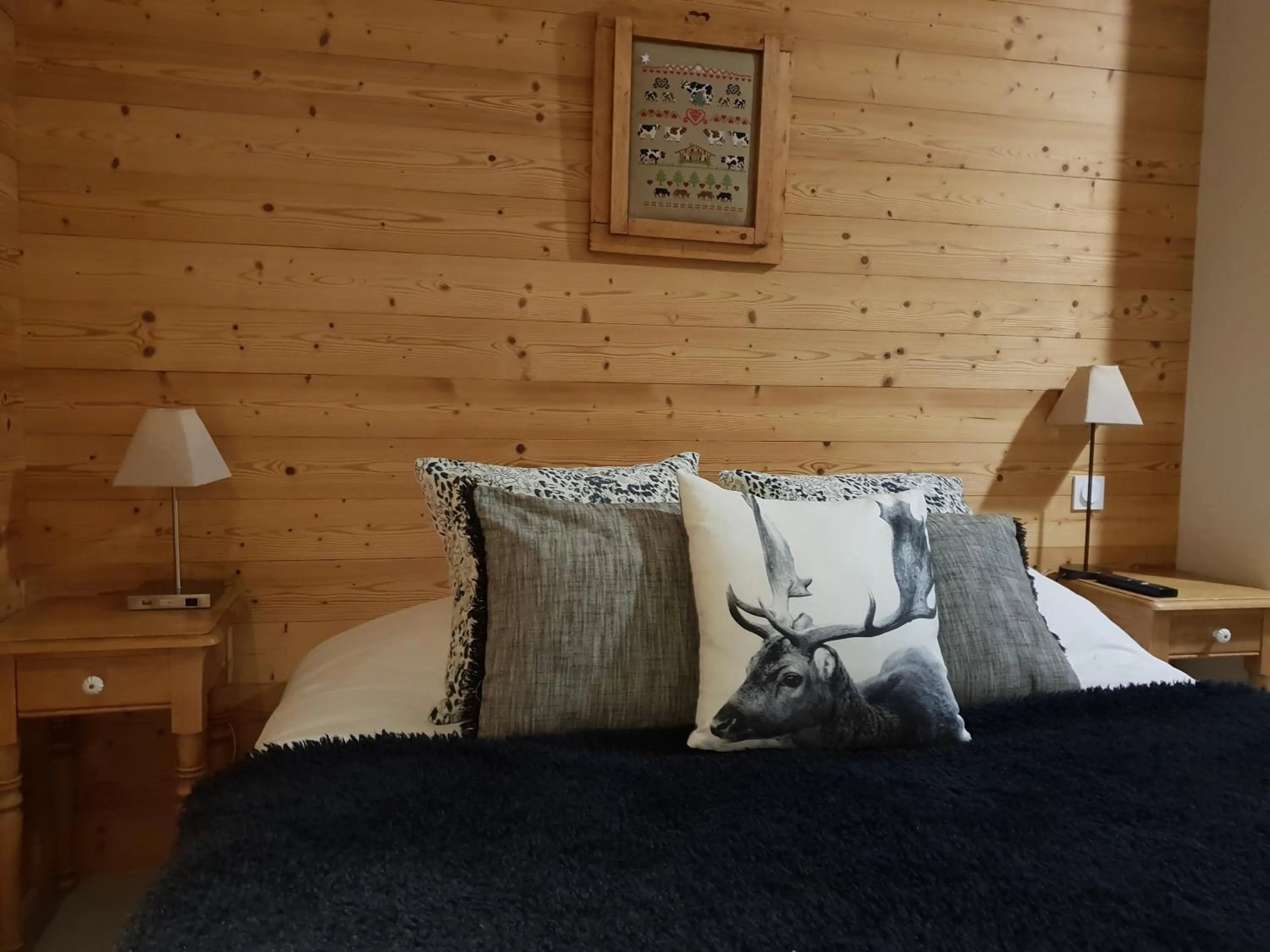 Bed in Lodge Hotel Les Rousses