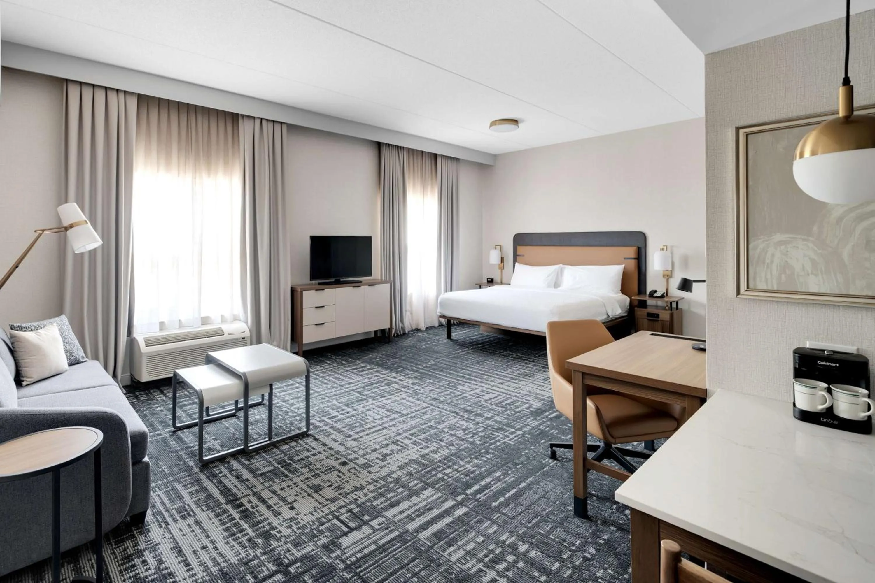 Bedroom, Bed in Homewood Suites by Hilton Toronto-Markham